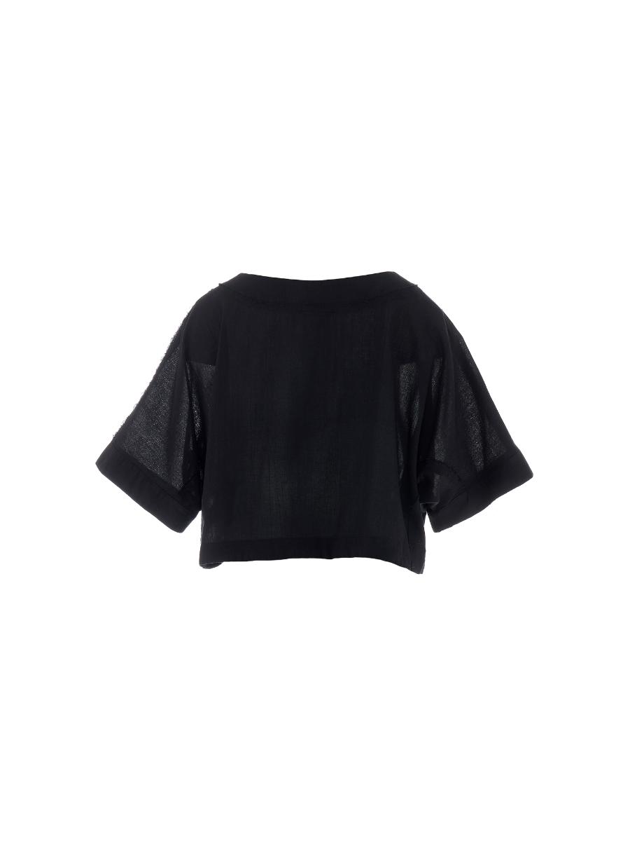 Devotion Twins Kaliopi Gauze Top black 025005G