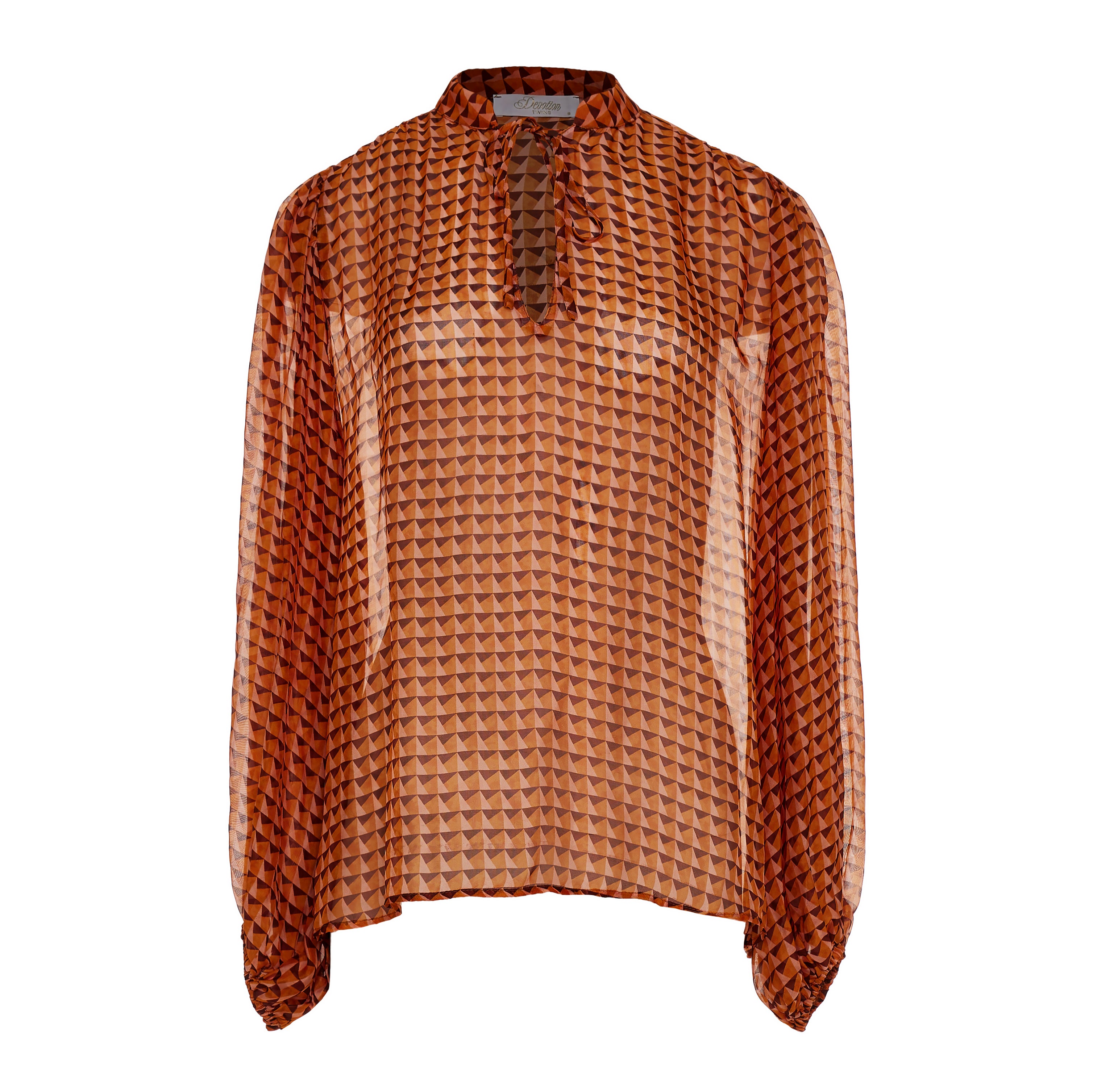 Devotion Twins Glory Lily Pattern Shirt