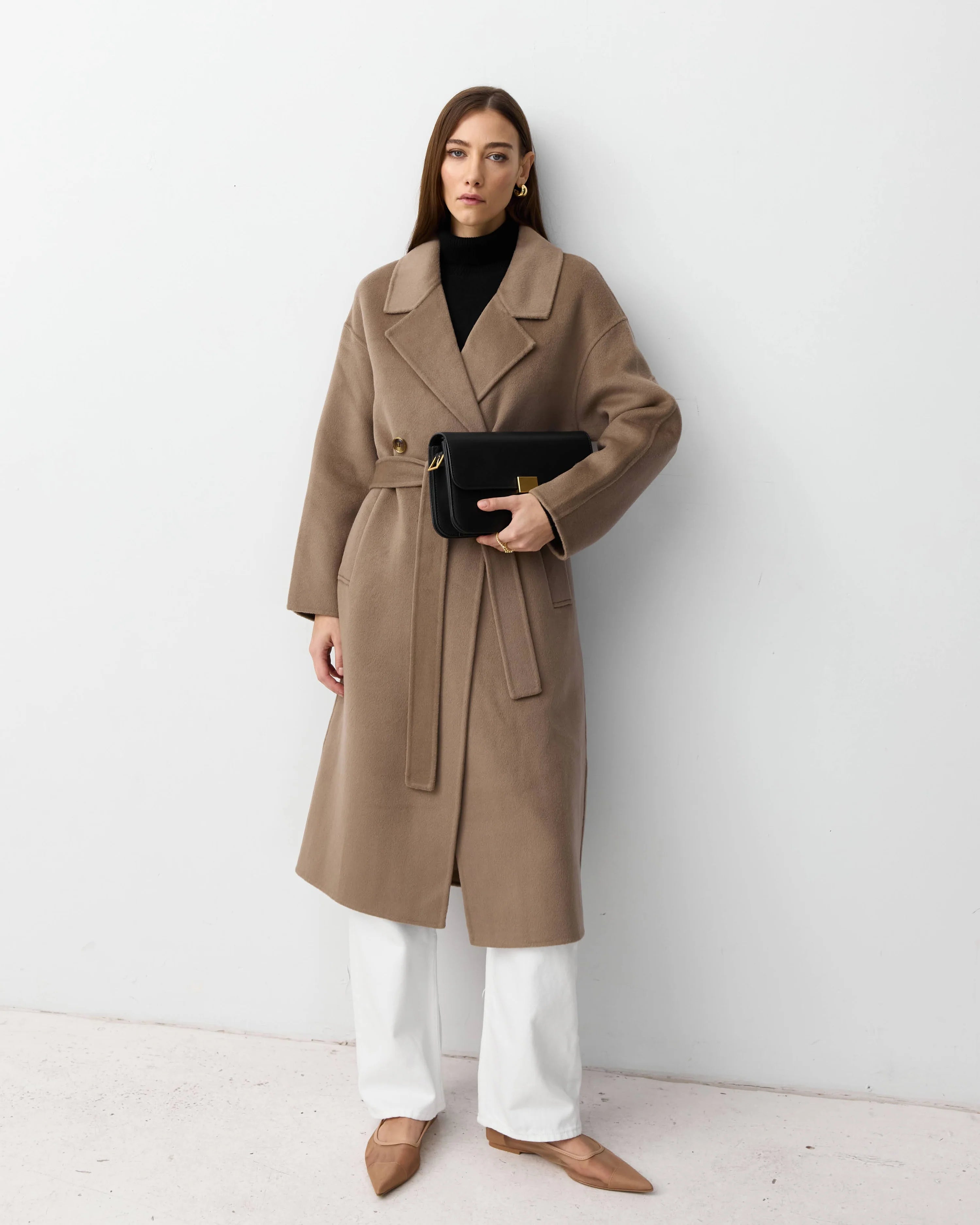 The Curated The London Coat taupe NH-020_RM23001