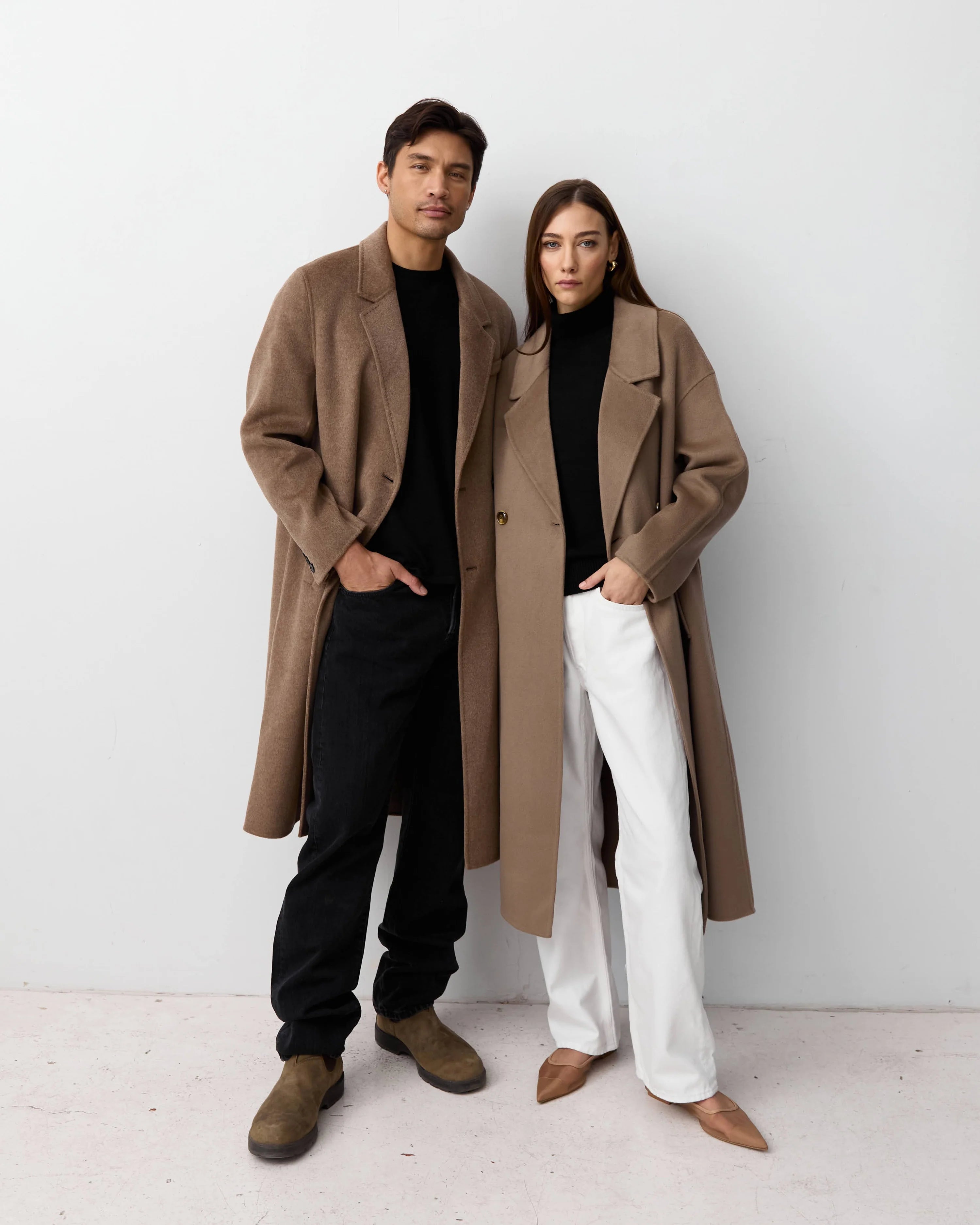 The Curated The London Coat taupe NH-020_RM23001