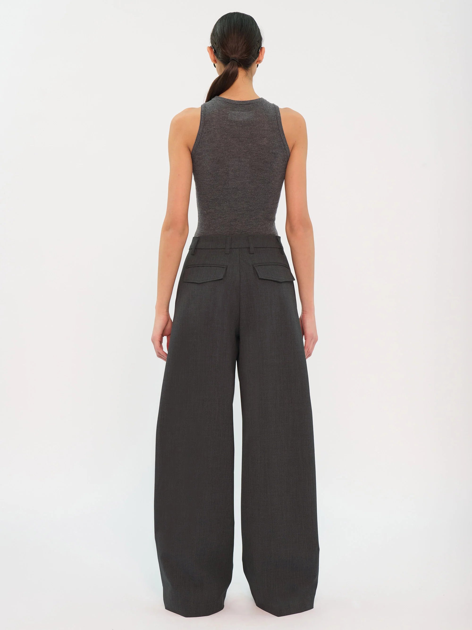 The Latest Studios Billie Trousers Dark Grey TLWC3111W0206ABTP