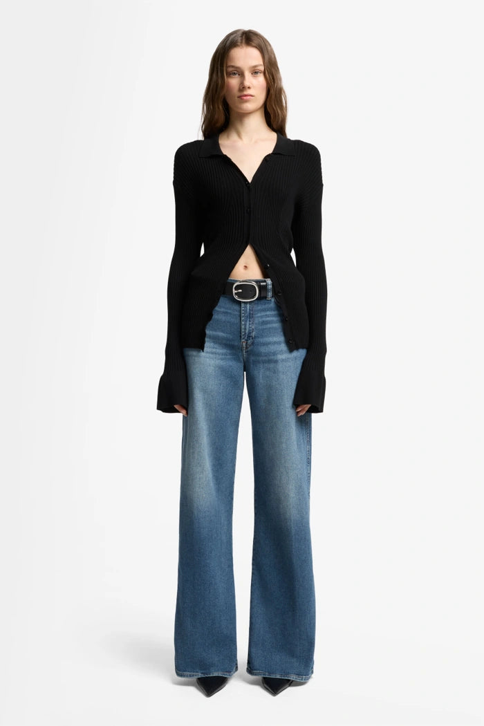 7 For All Mankind Wide Leg Lotta Sea Level jeans 7U662A91-SEA