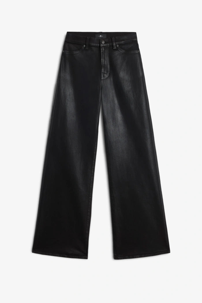 7 For All Mankind Lotta In Coated Black 7UG20752-BBT