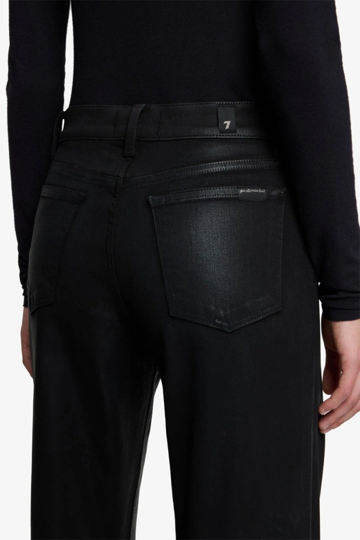 7 For All Mankind Lotta In Coated Black 7UG20752-BBT