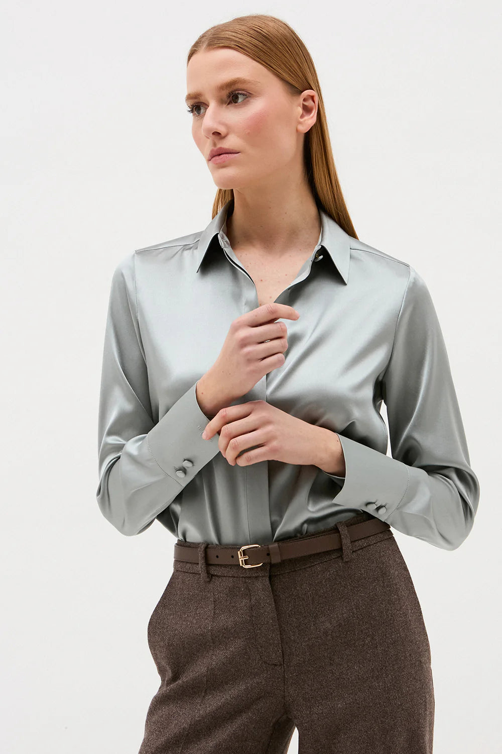 DMN Paris Robbie Blouse Steel Blue