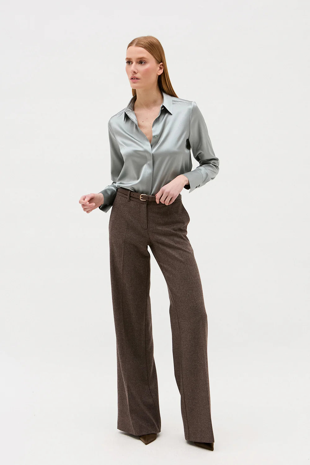 DMN Paris Robbie Blouse Steel Blue