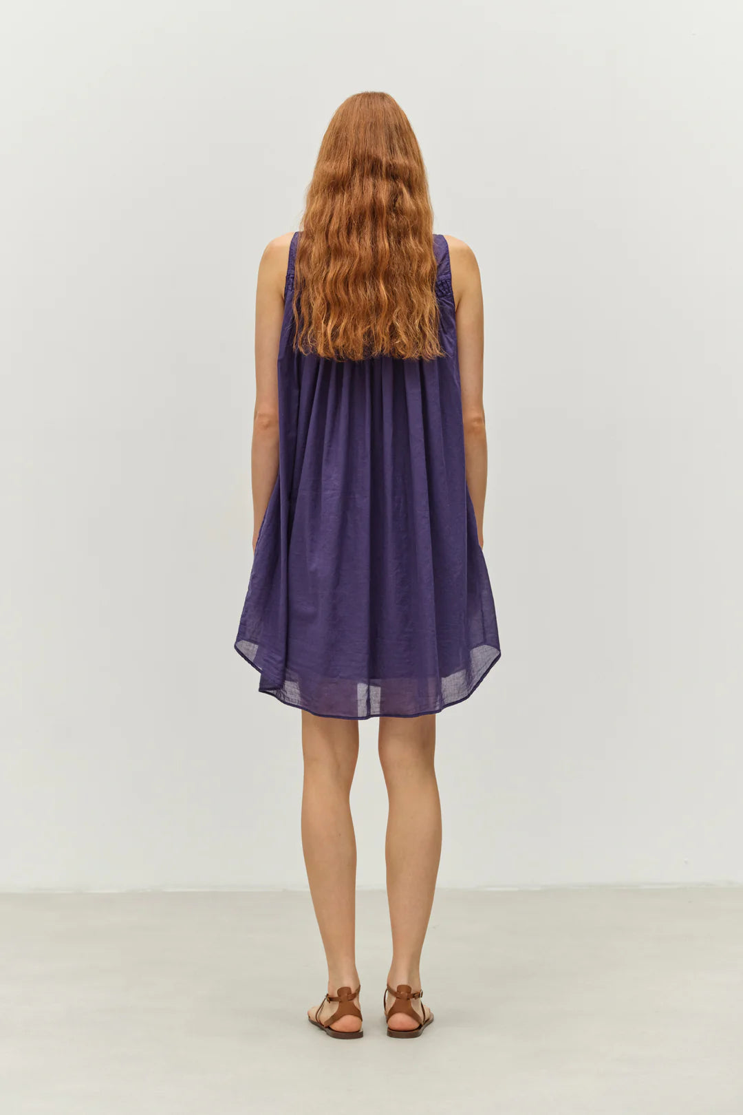 Devotion Twins Melpomeni midi dress blue violet 025325G