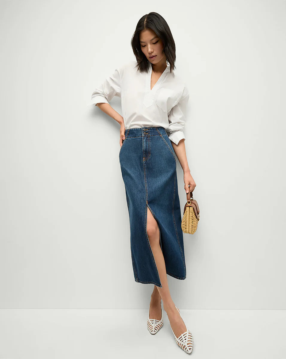 Veronica Beard Patricia Denim Skirt