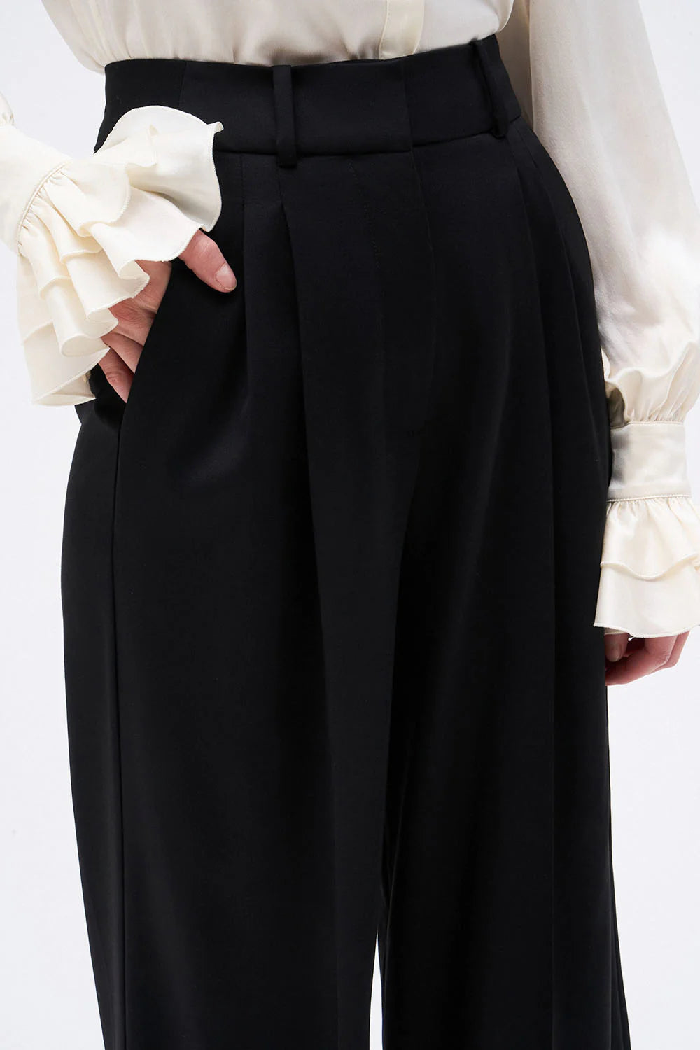 DMN PARIS ALEXANDRE BLACK PANTS