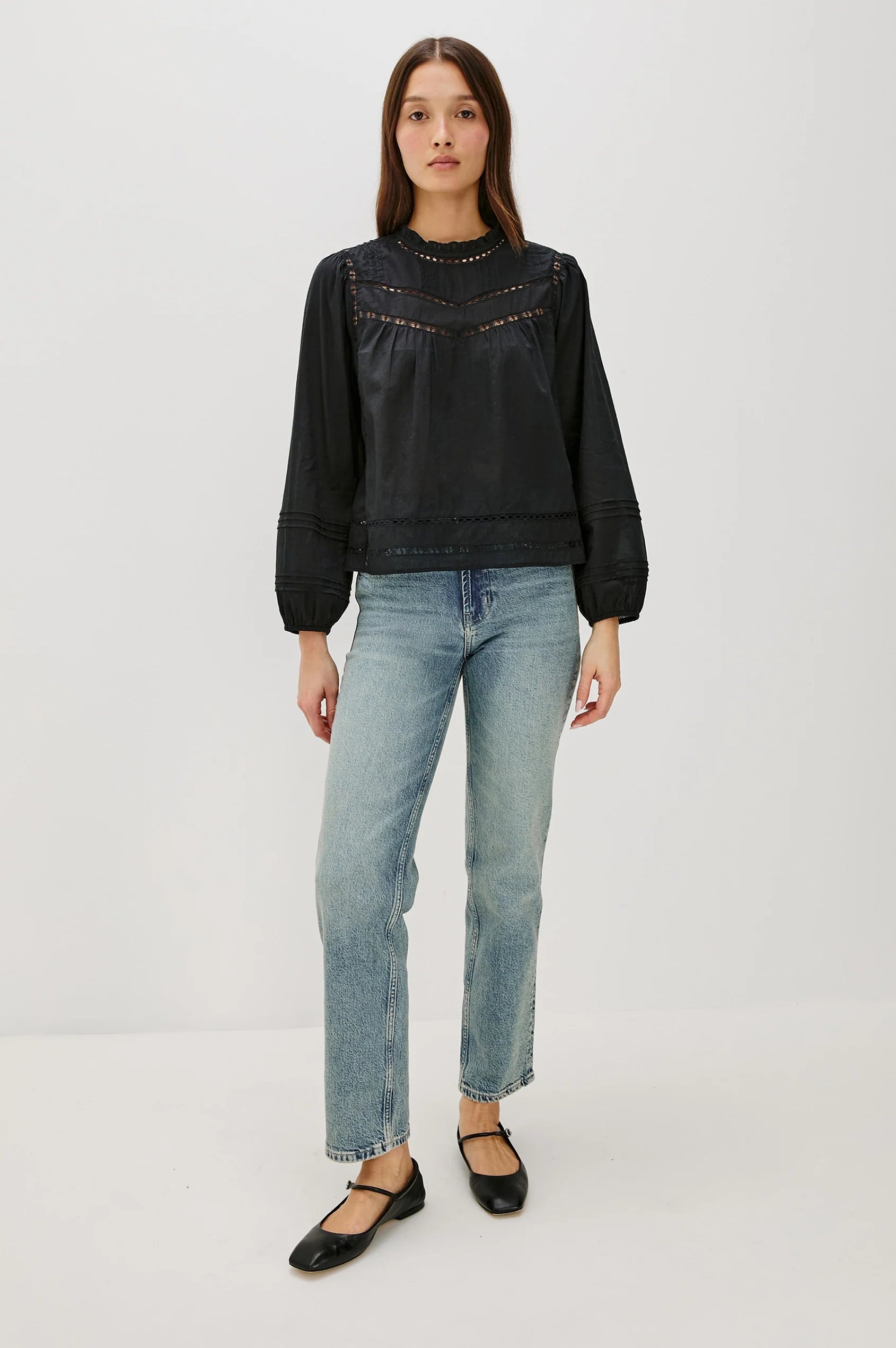 Rails Reyna Top Black
