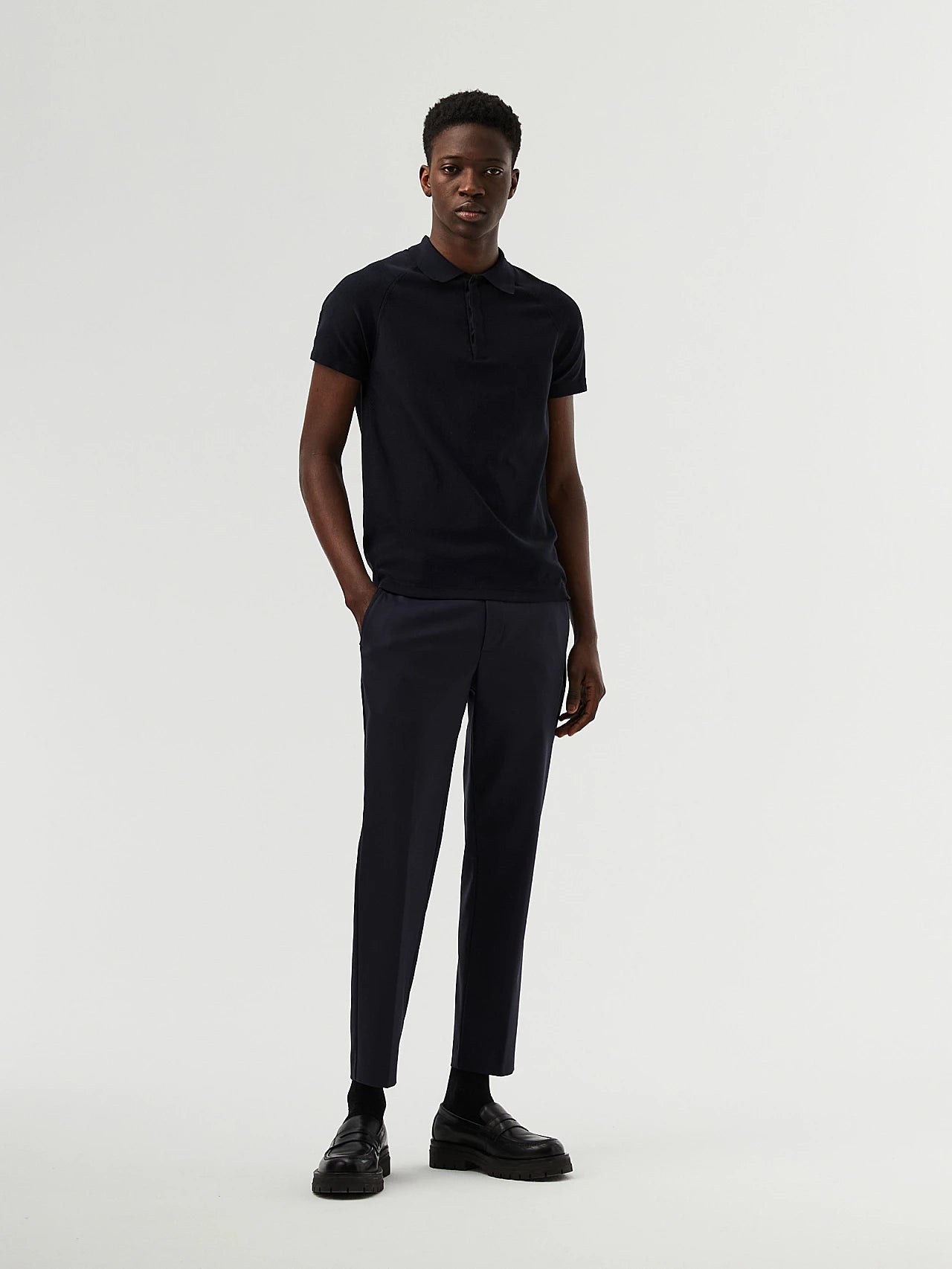 ALPHATAURI Seamless 3D Performance Knit Polo