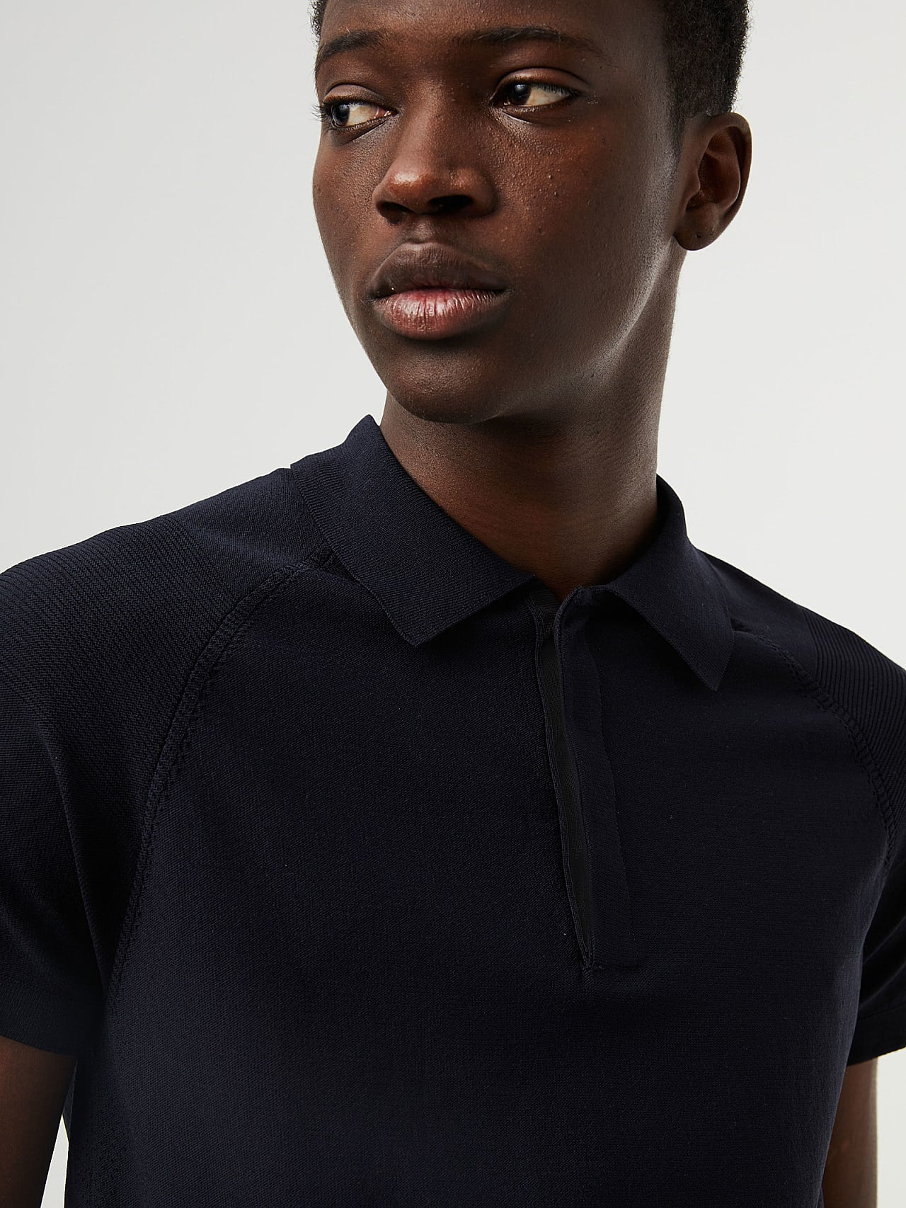 ALPHATAURI Seamless 3D Performance Knit Polo