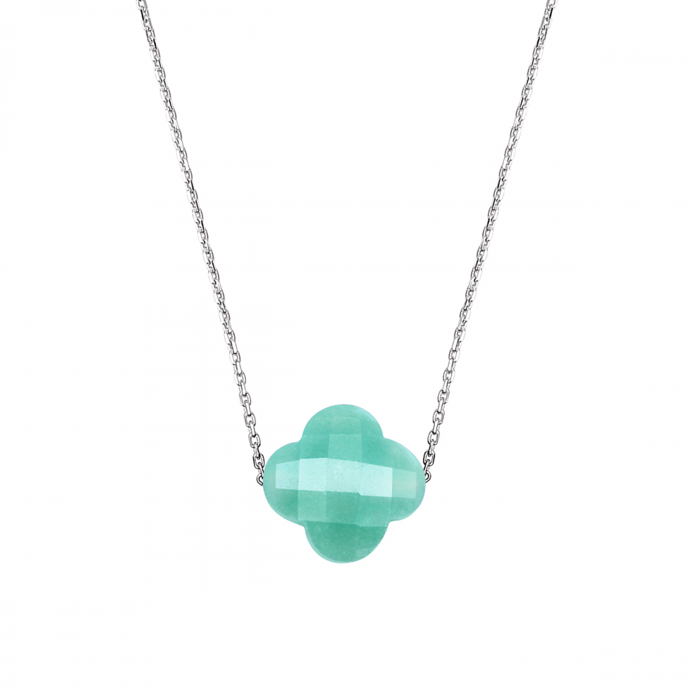 Morganne Bello Collier Clover Amazonite