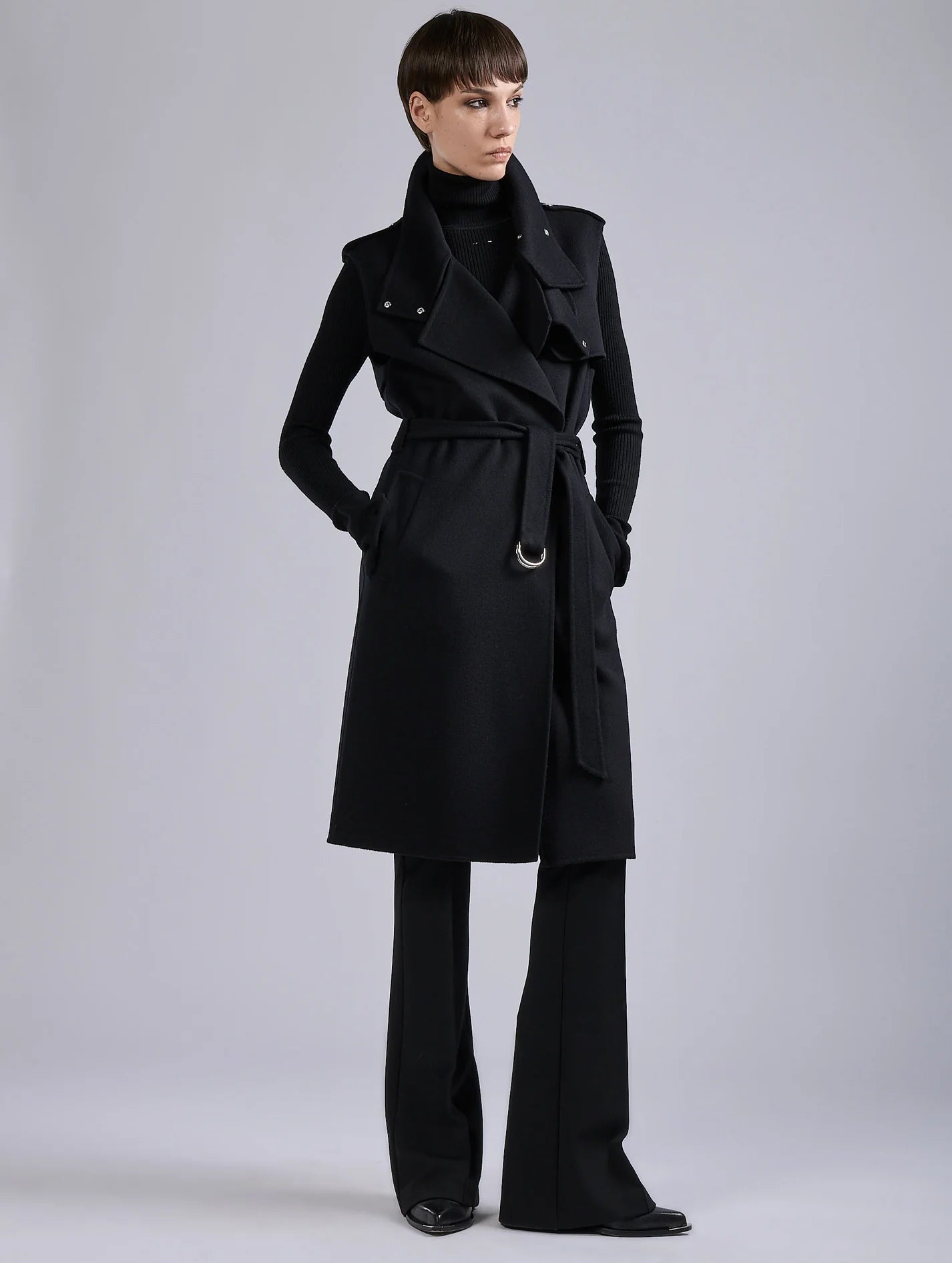 Barbara Bui Coat with Short Sleeves