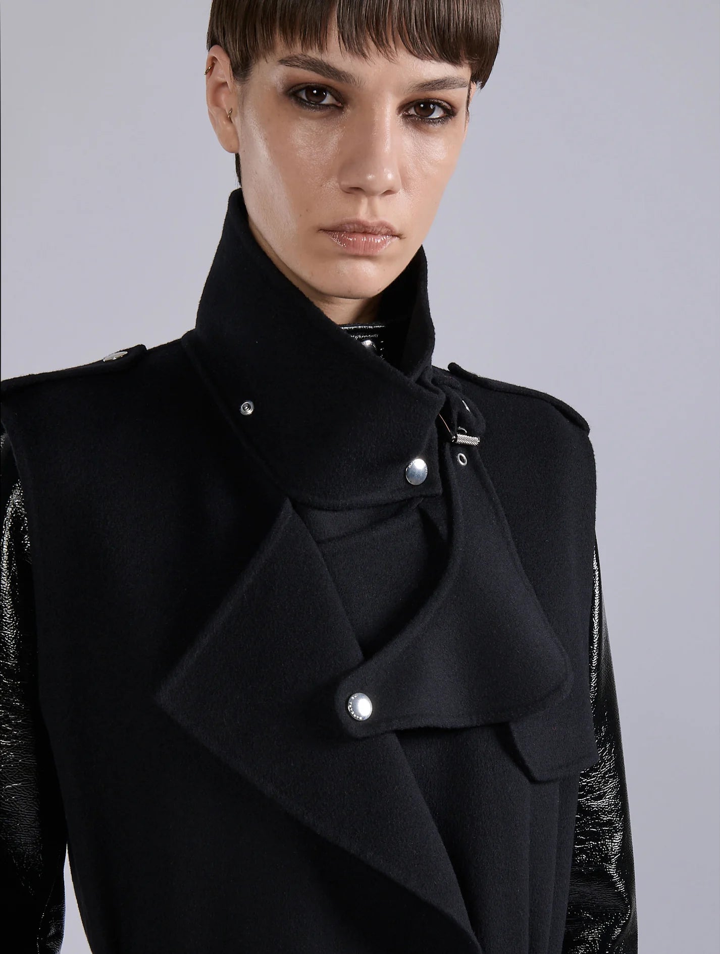 Barbara Bui Coat with Short Sleeves