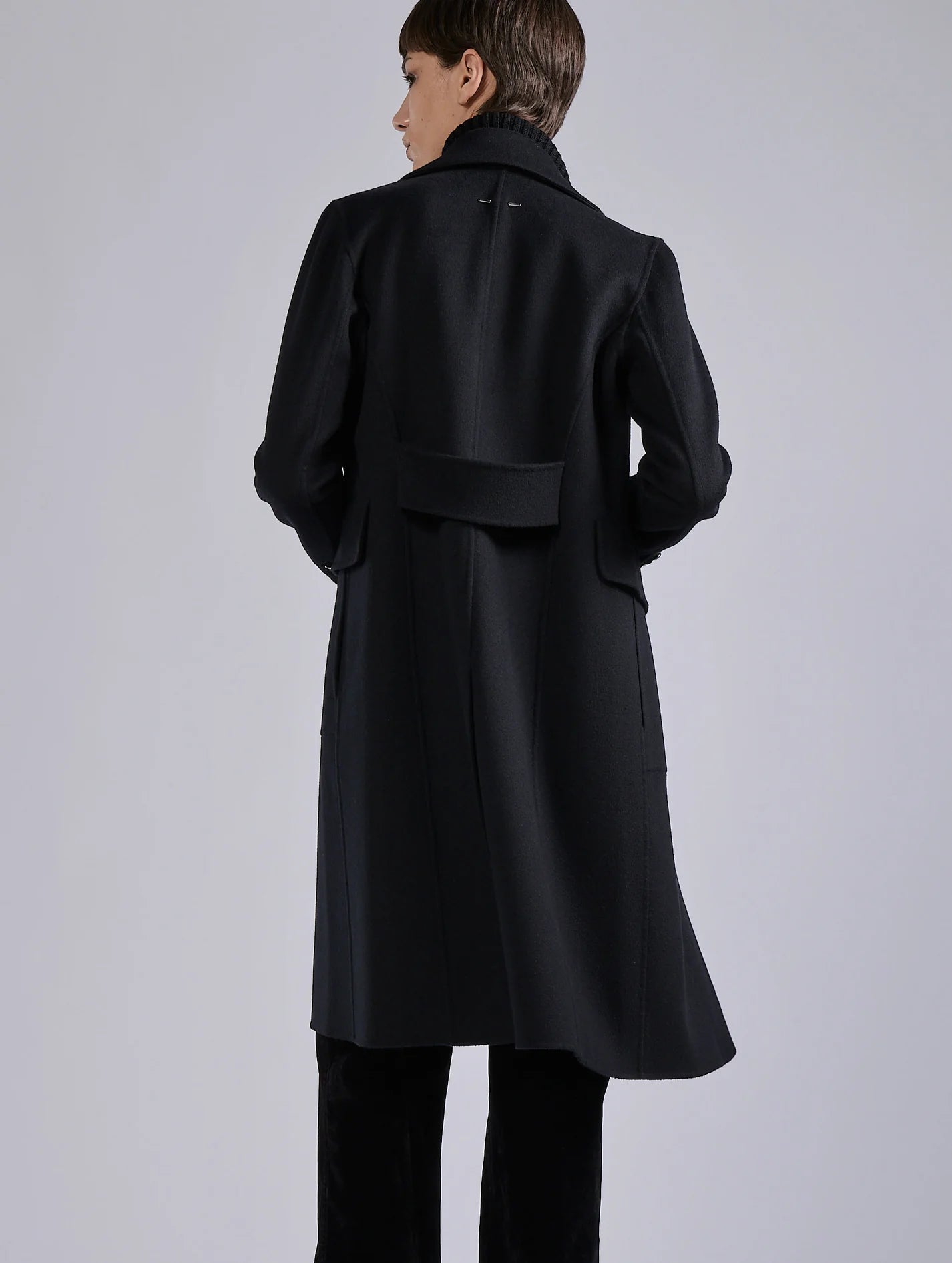 Barbara Bui Long Coat Black