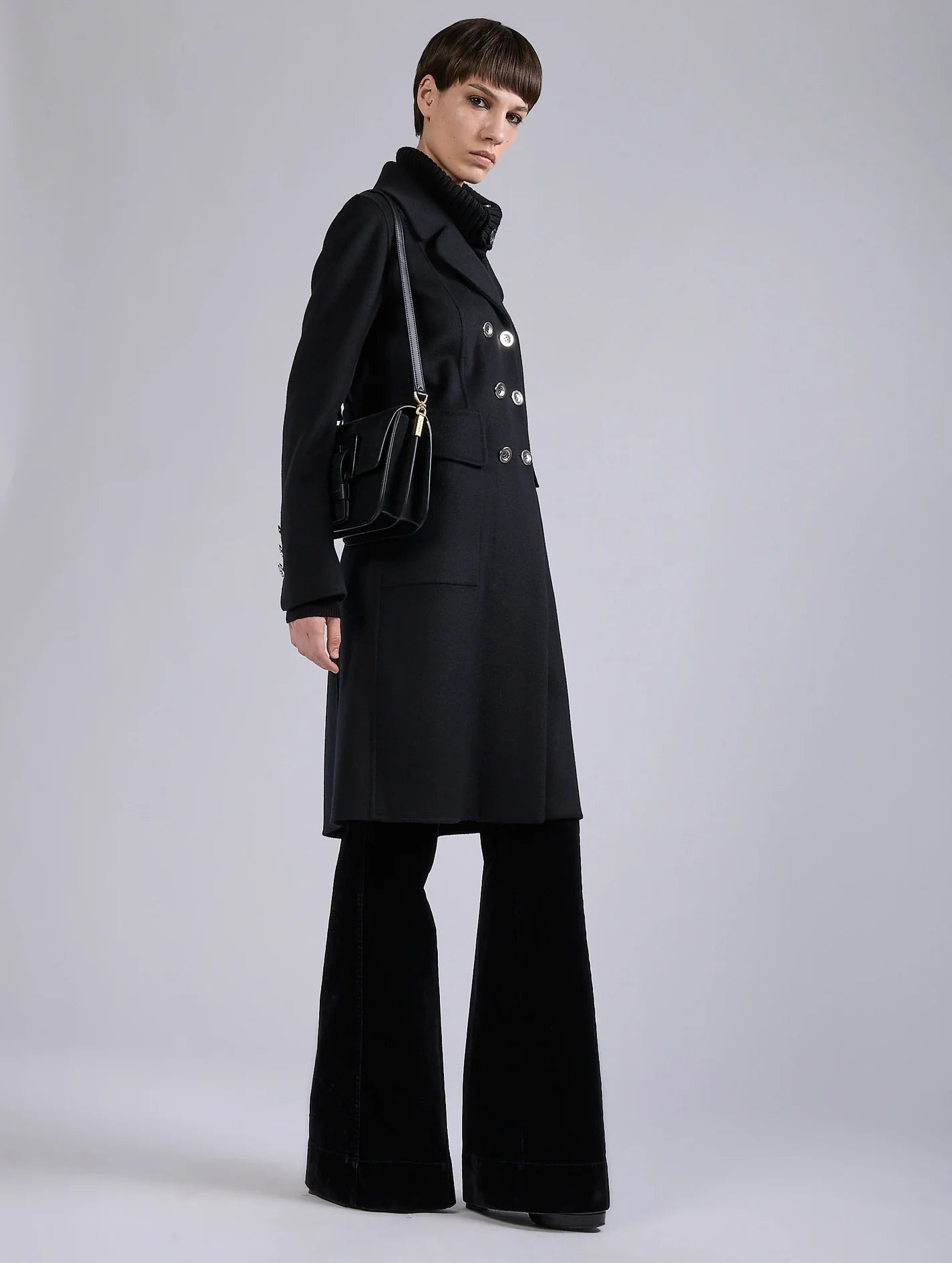 Barbara Bui Long Coat Black
