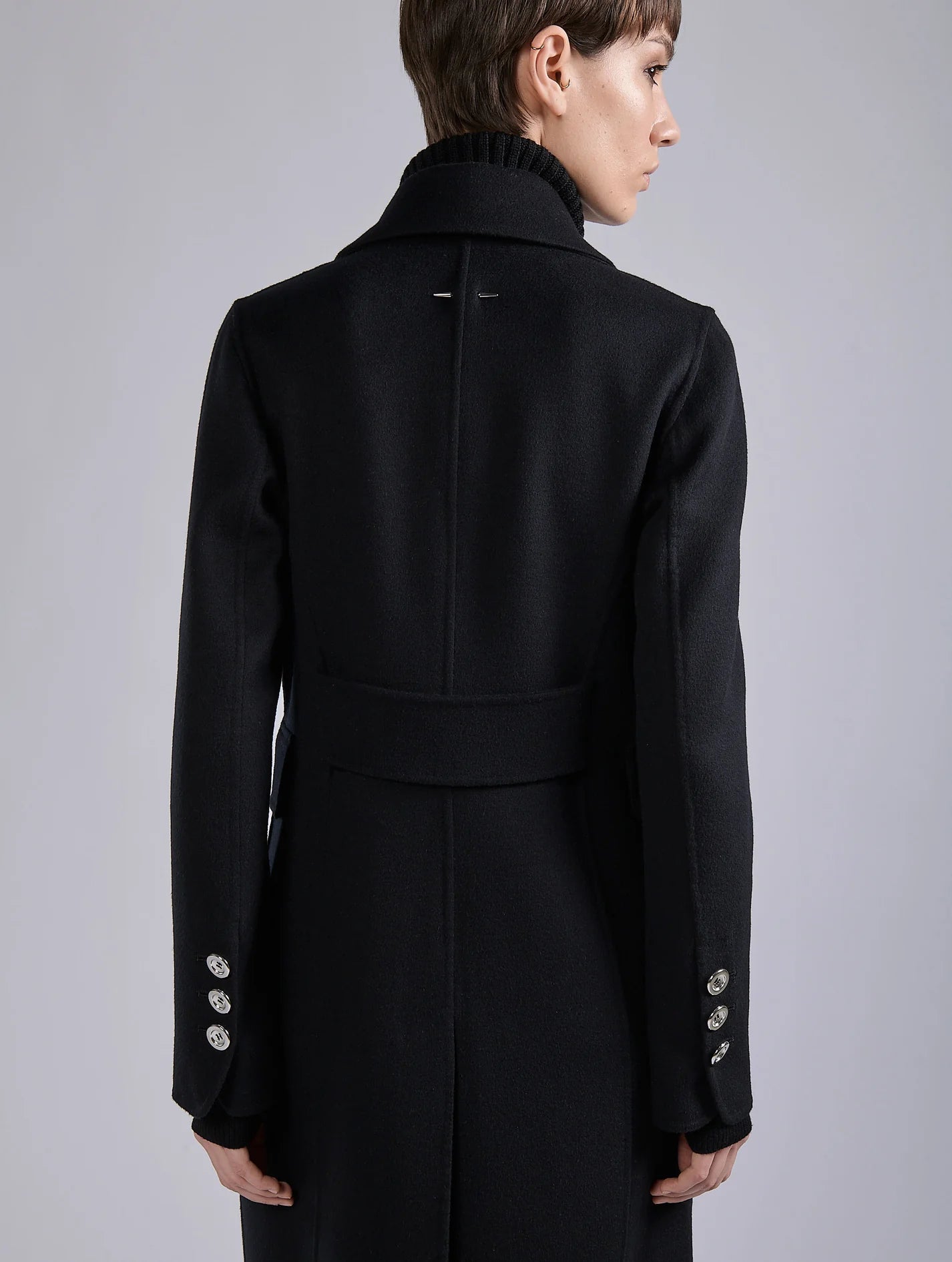 Barbara Bui Long Coat Black