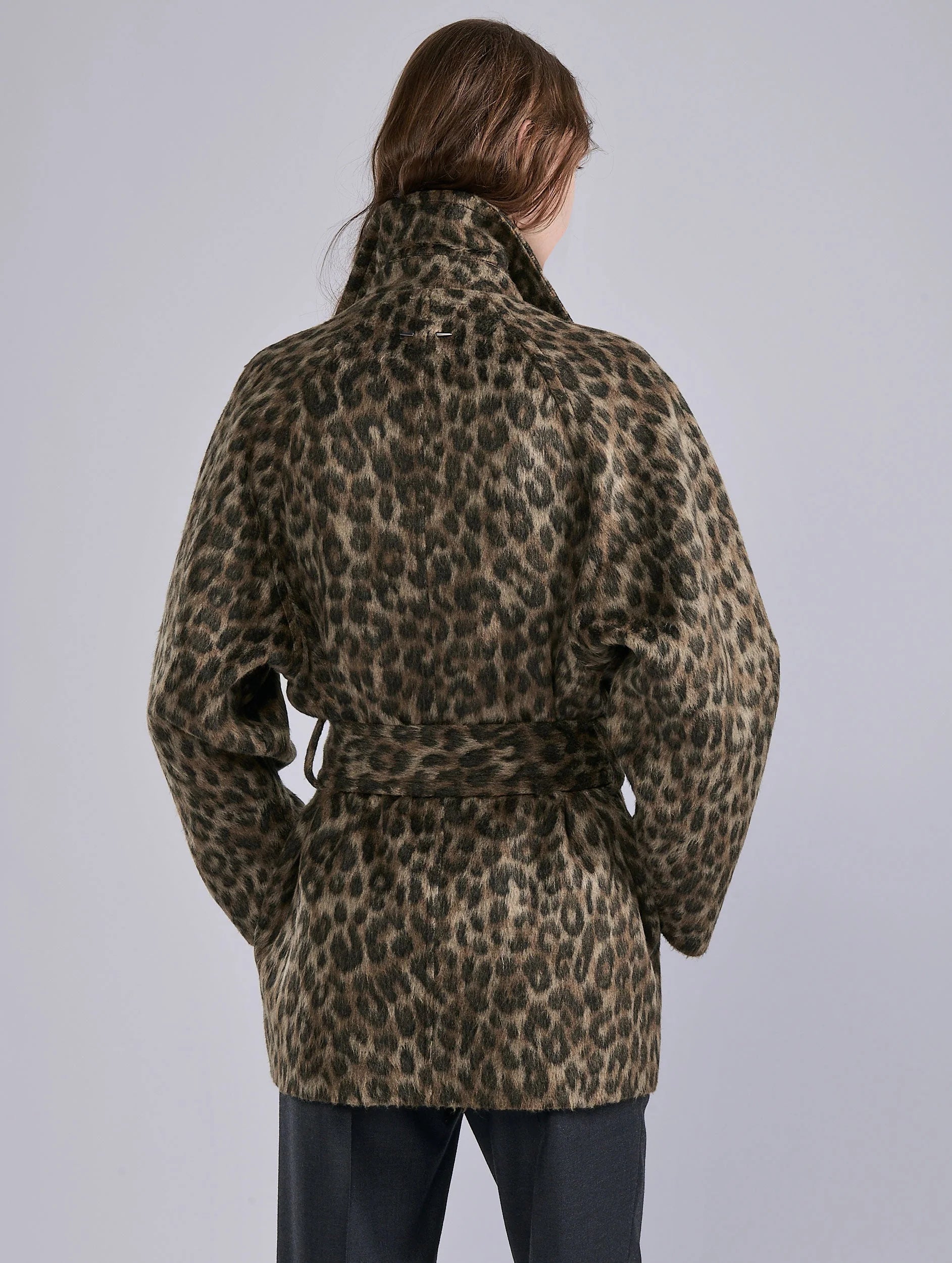 Barbara Bui Leopard Coat G1124GAI_38
