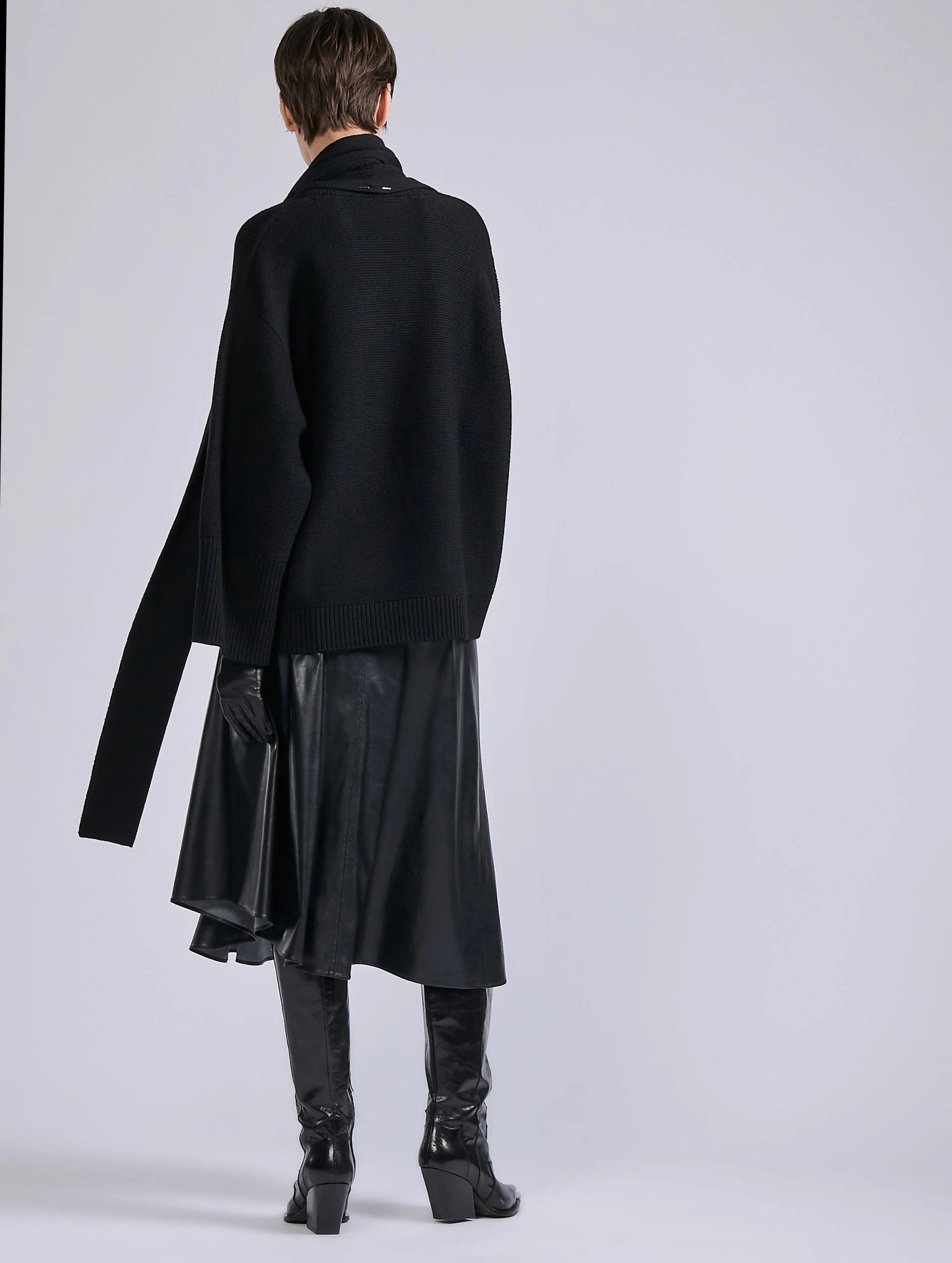 Barbara Bui Sweater with Scarf G4211MXH