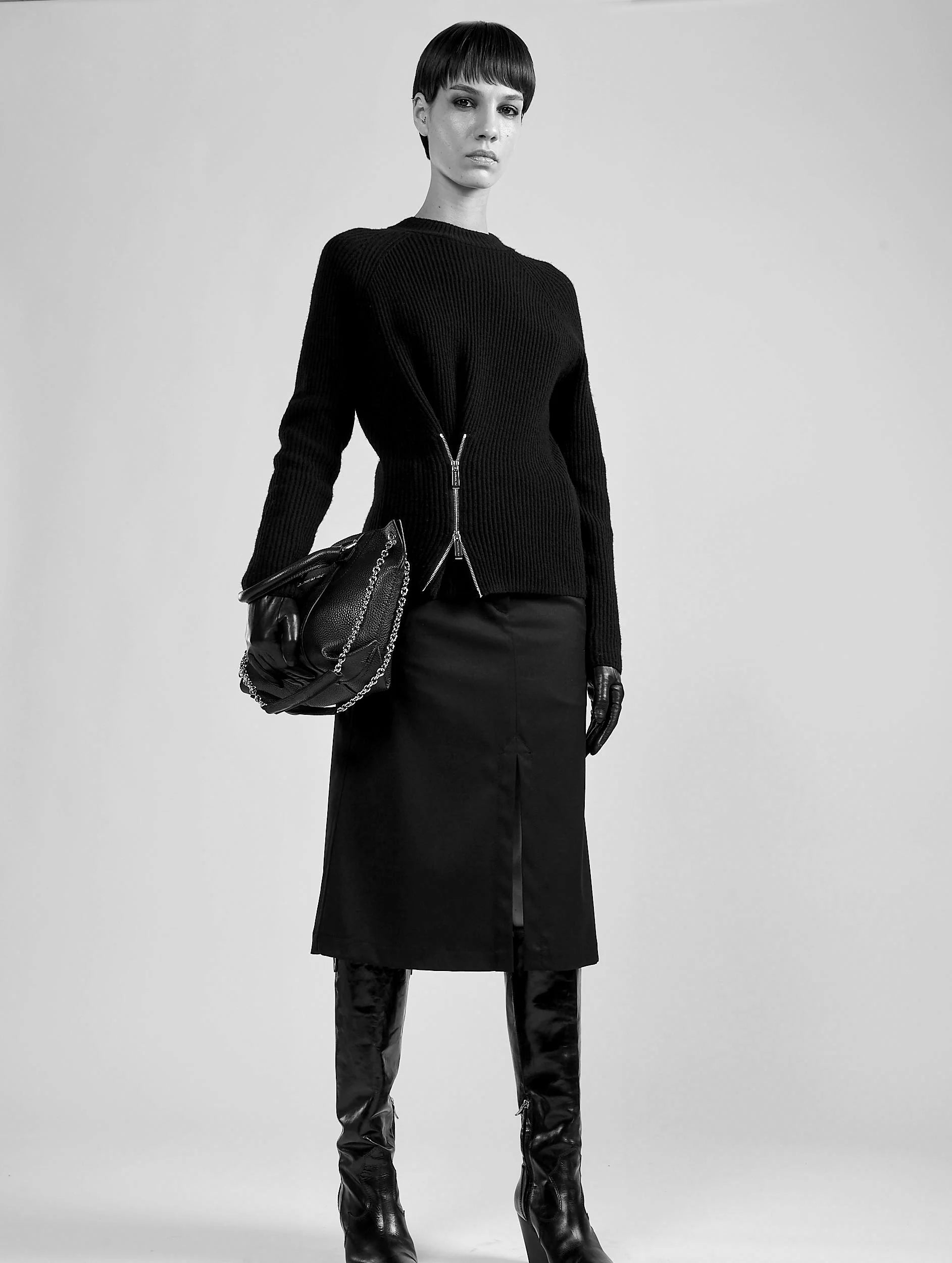 Barbara Bui Sweater with Zip G4218GXG