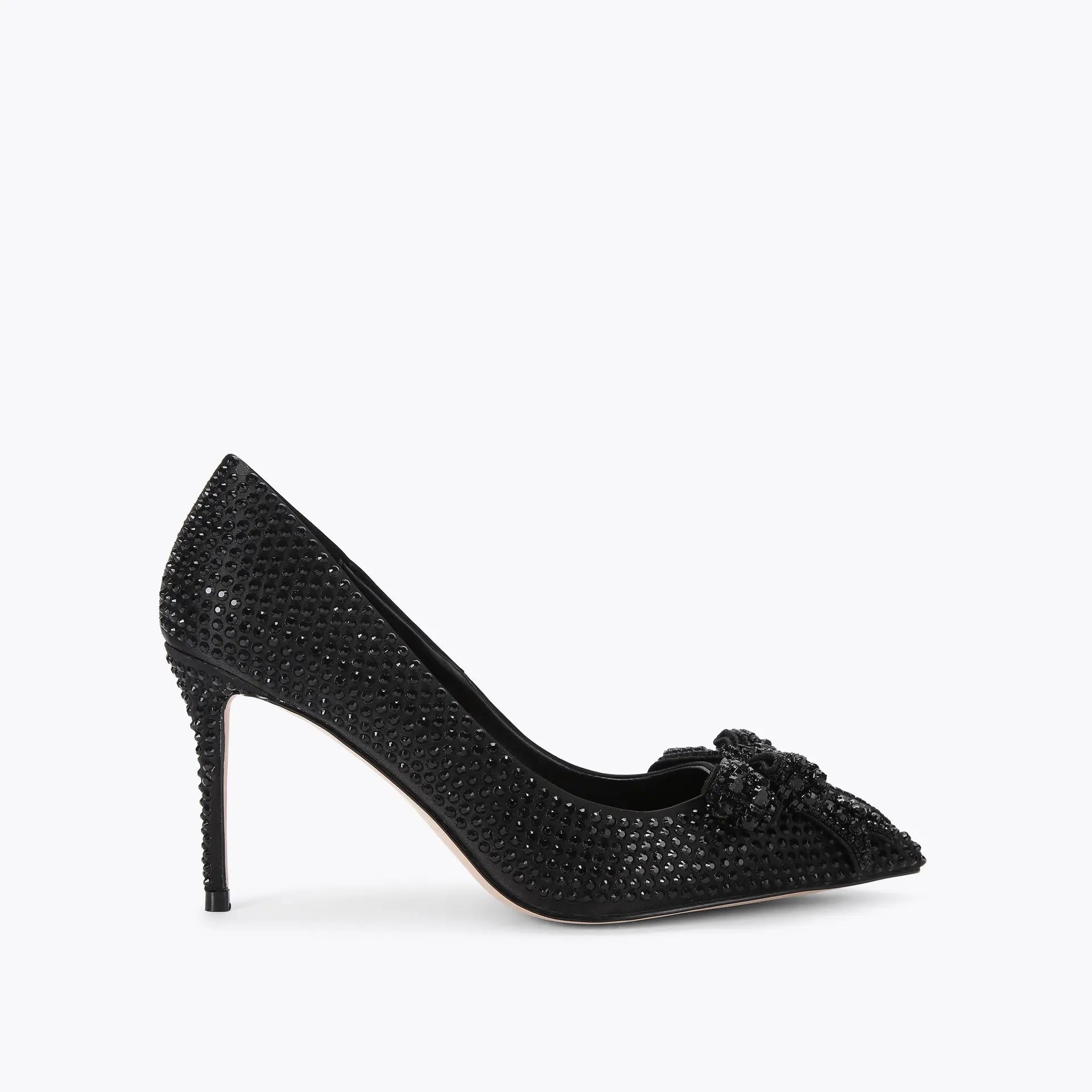 KURT GEIGER Belgravia Crystal Bow DRC Heels