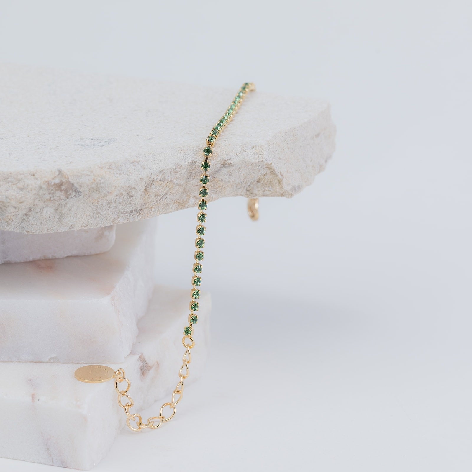 CHA48_Tilly-green-strass-solo-bracelet-E59