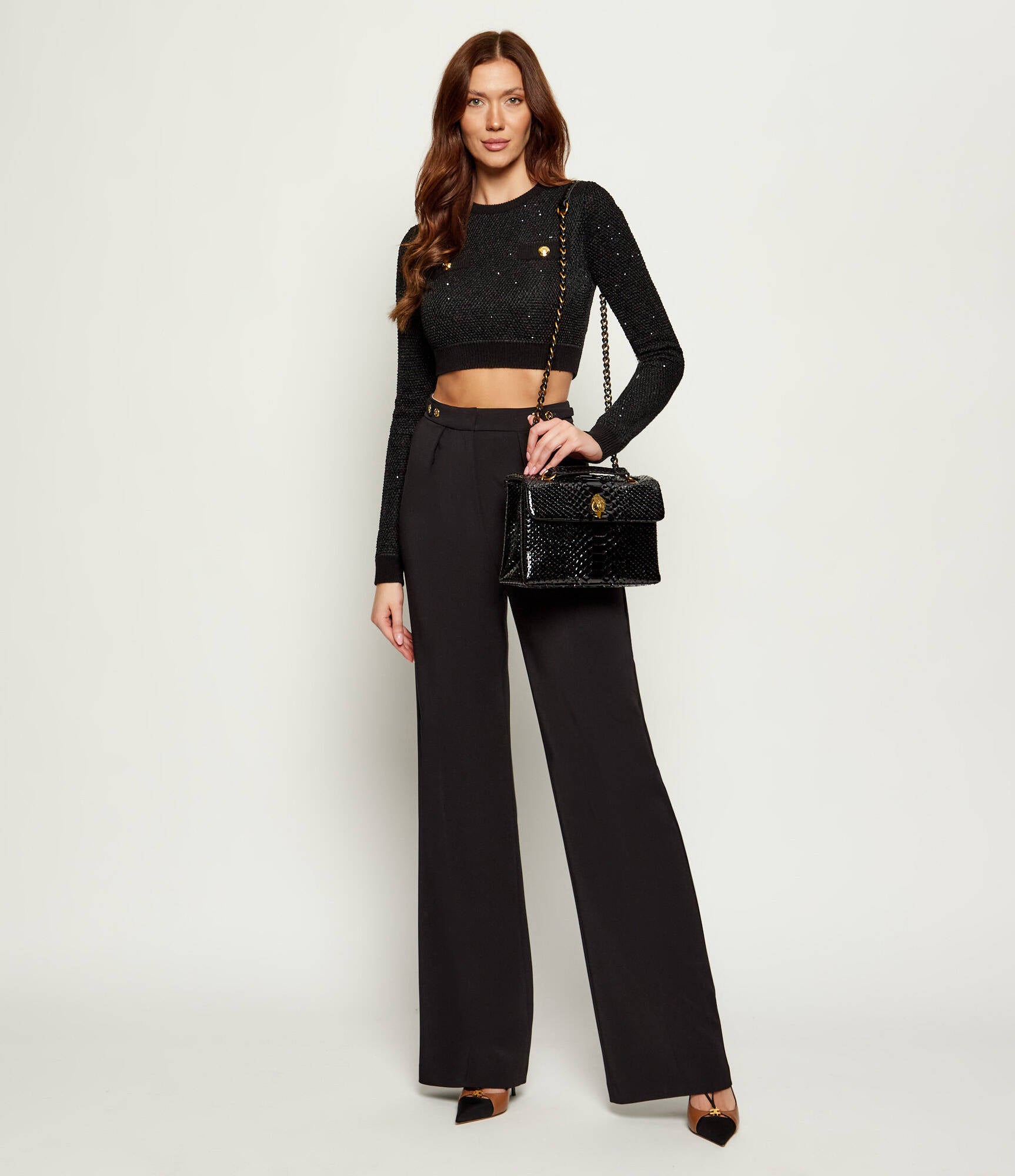 Kurt Geiger Kensington leather bag black