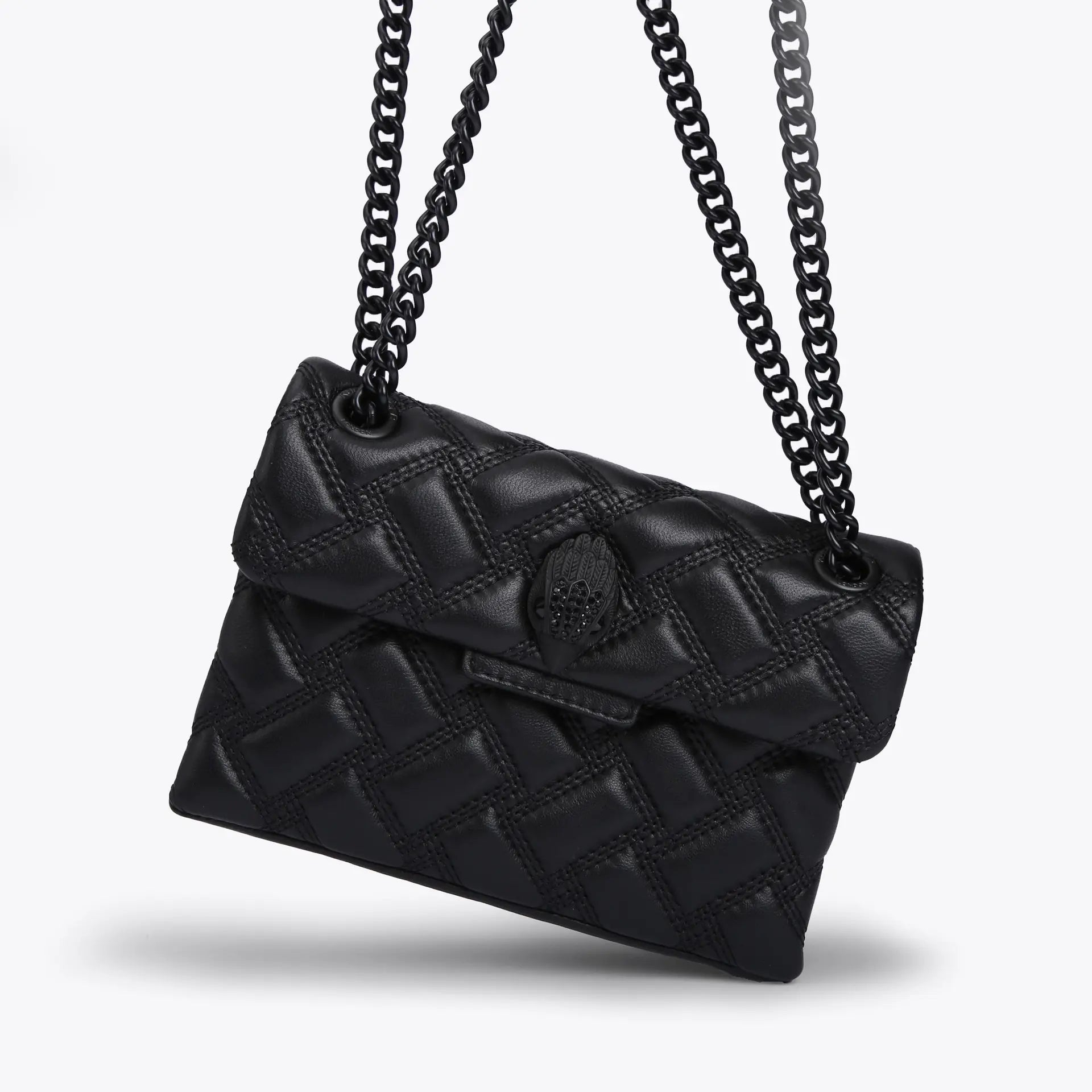 Kurt Geiger mini Kensington Drench bag leather black