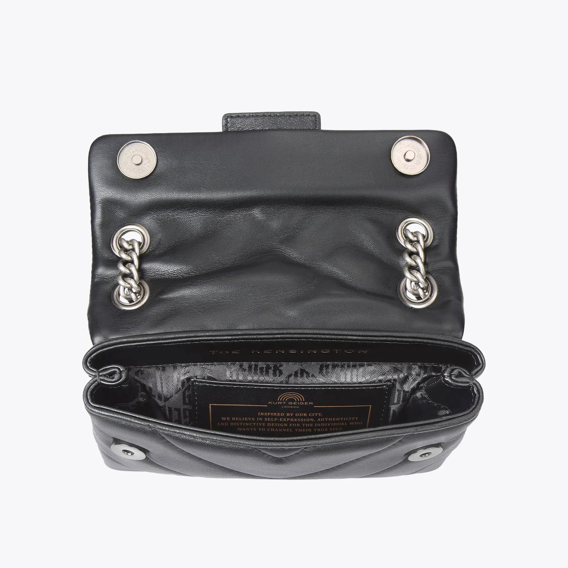 Kurt Geiger mini Kensington x Bag leather black