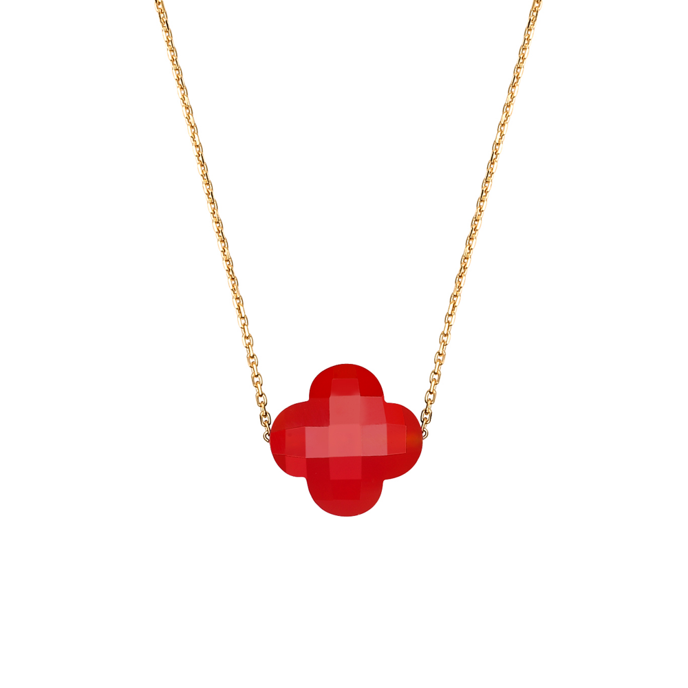 Morganne Bello Collier Clover Cornaline