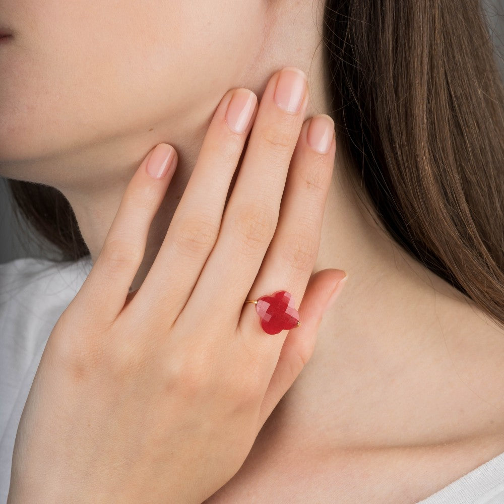 Morganne Bello Ring Clover Quartz