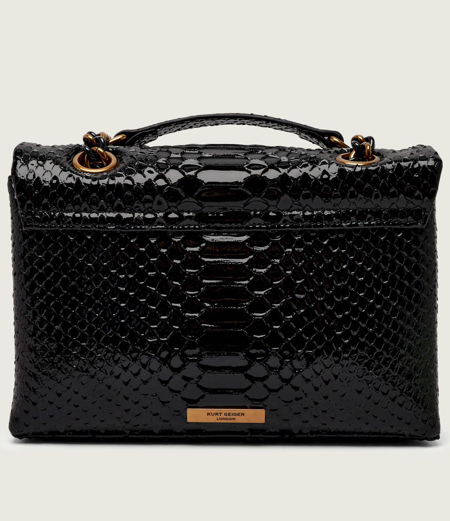 Kurt Geiger Kensington leather bag black