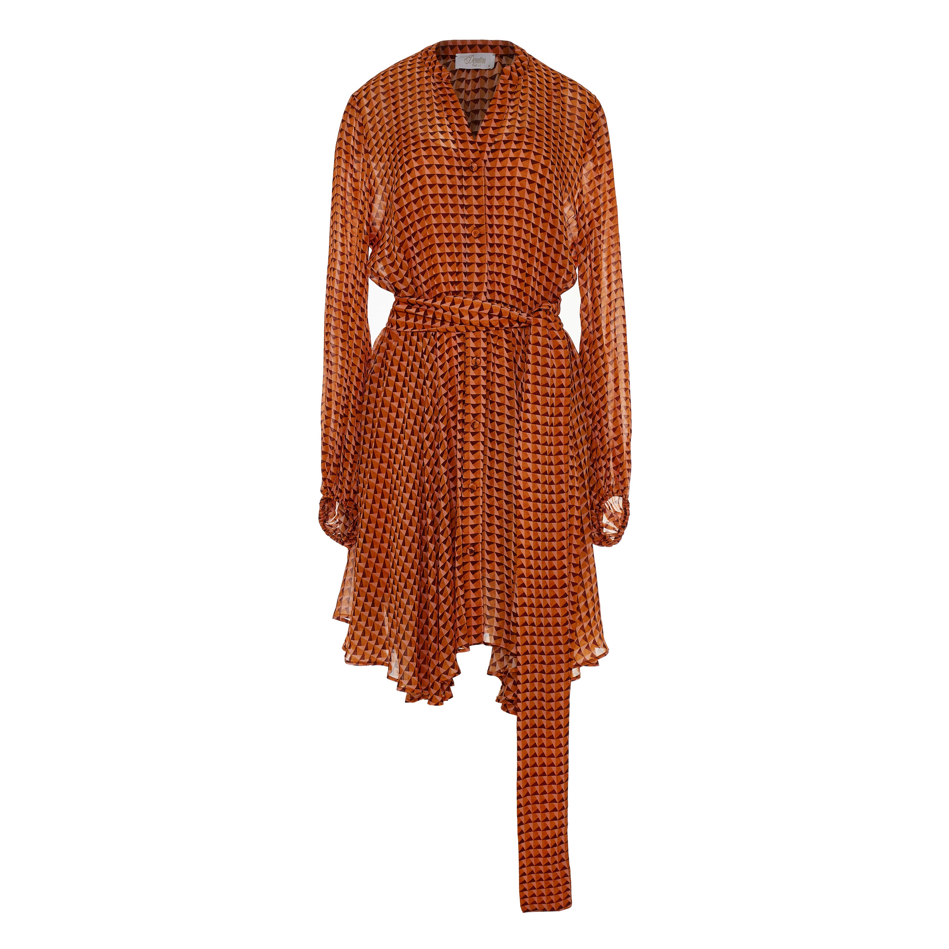 Devotion Twins Cherry Blossom Dress Multi/orange