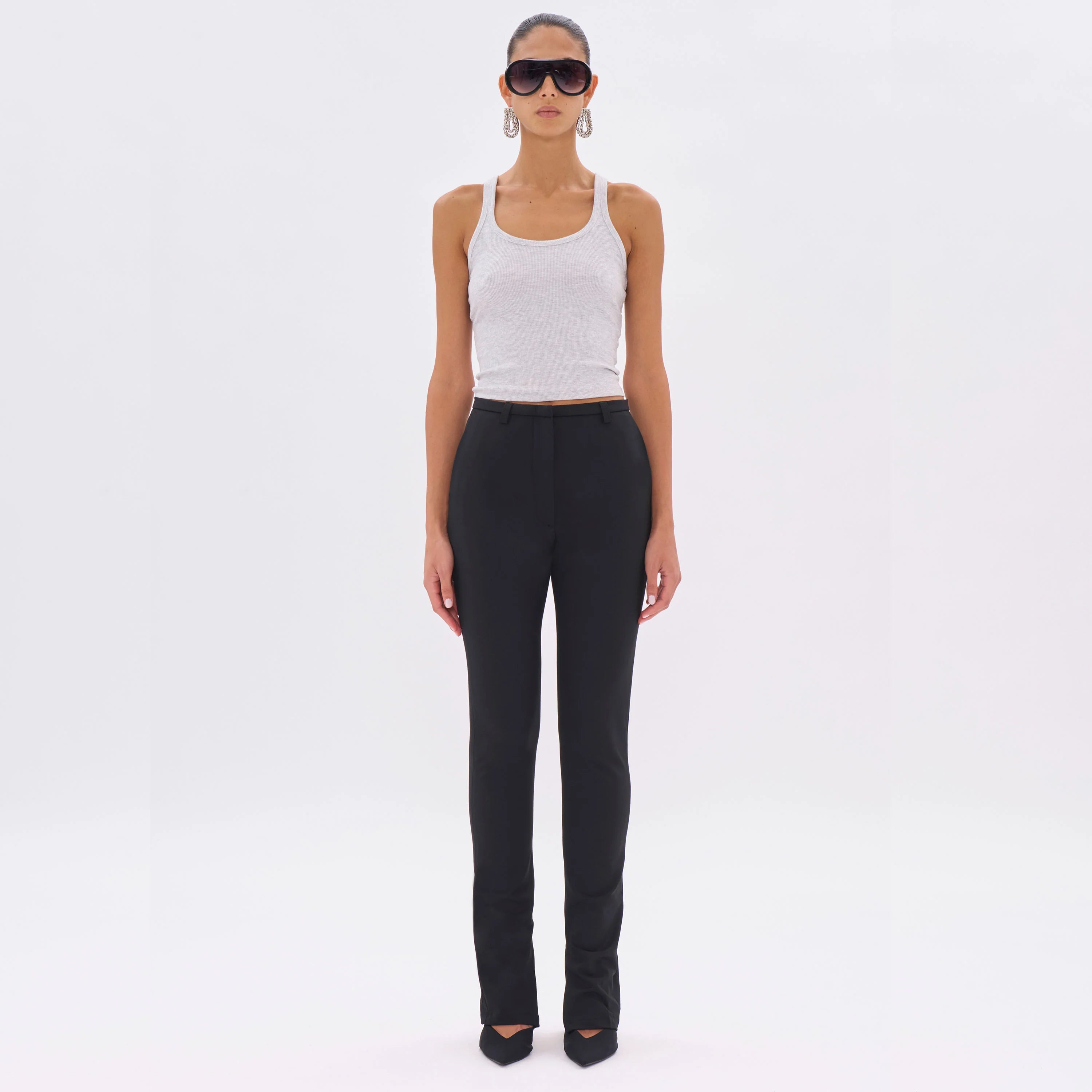 The Latest Studios Carola Trousers Black TLW03112J0094ABTP