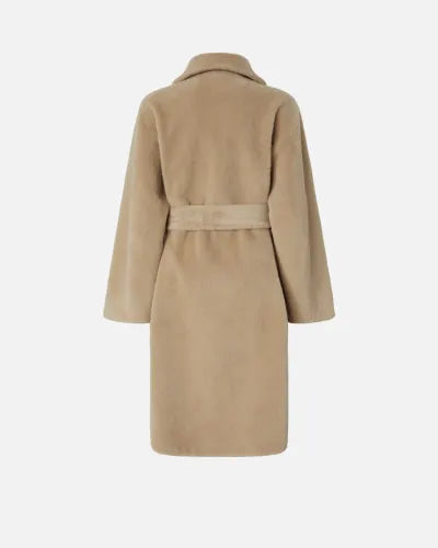 PINKO Coltello coat beige nomade