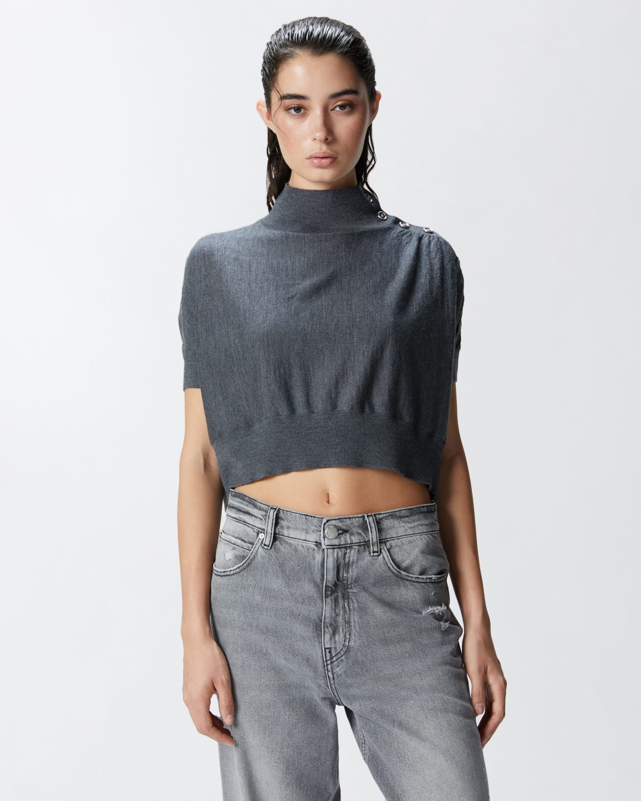 PINKO Beverino maglia dark grey