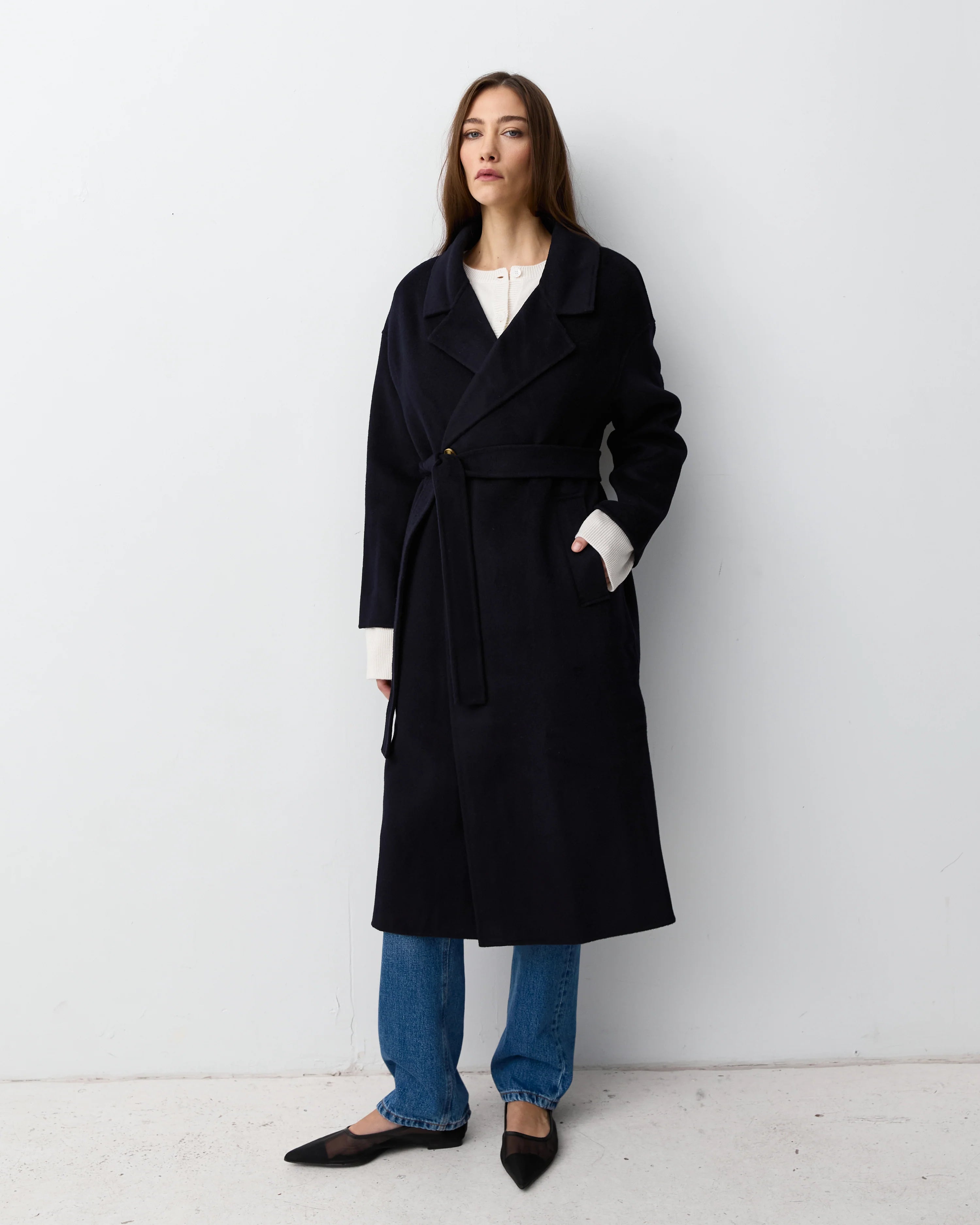 The Curated The London Coat navy NH-020_PA5065