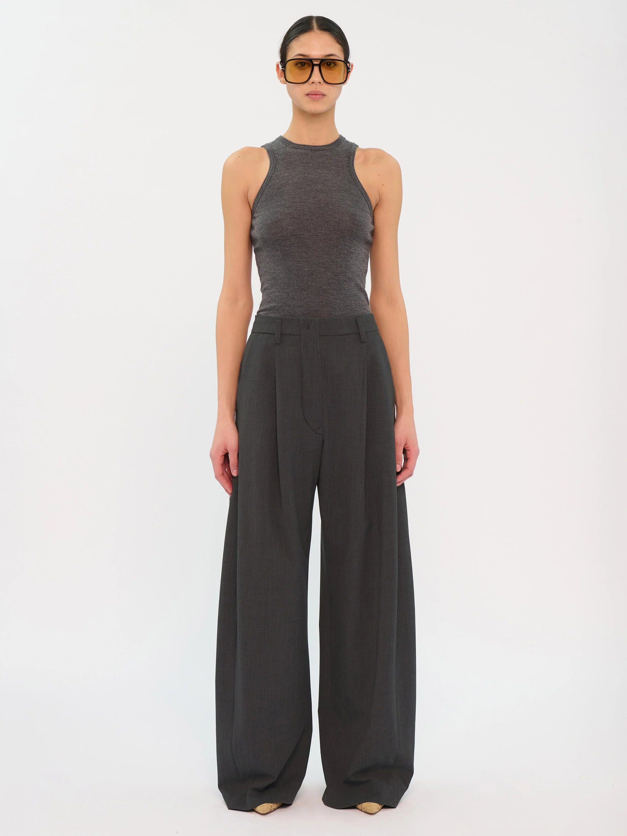 The Latest Studios Billie Trousers Dark Grey TLWC3111W0206ABTP