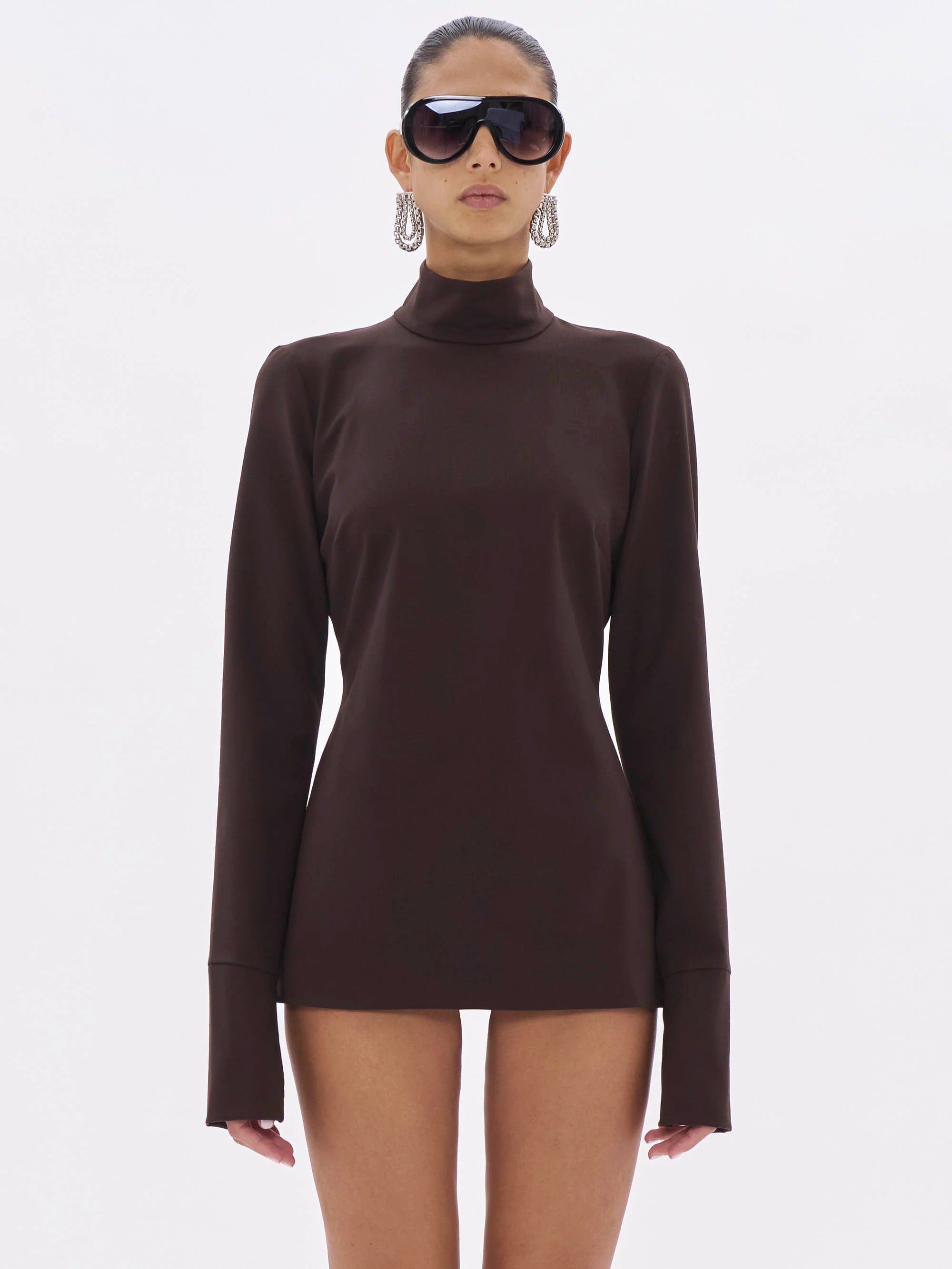 The Latest Studios Clio Sweater Brown LW04005W0206ABTP