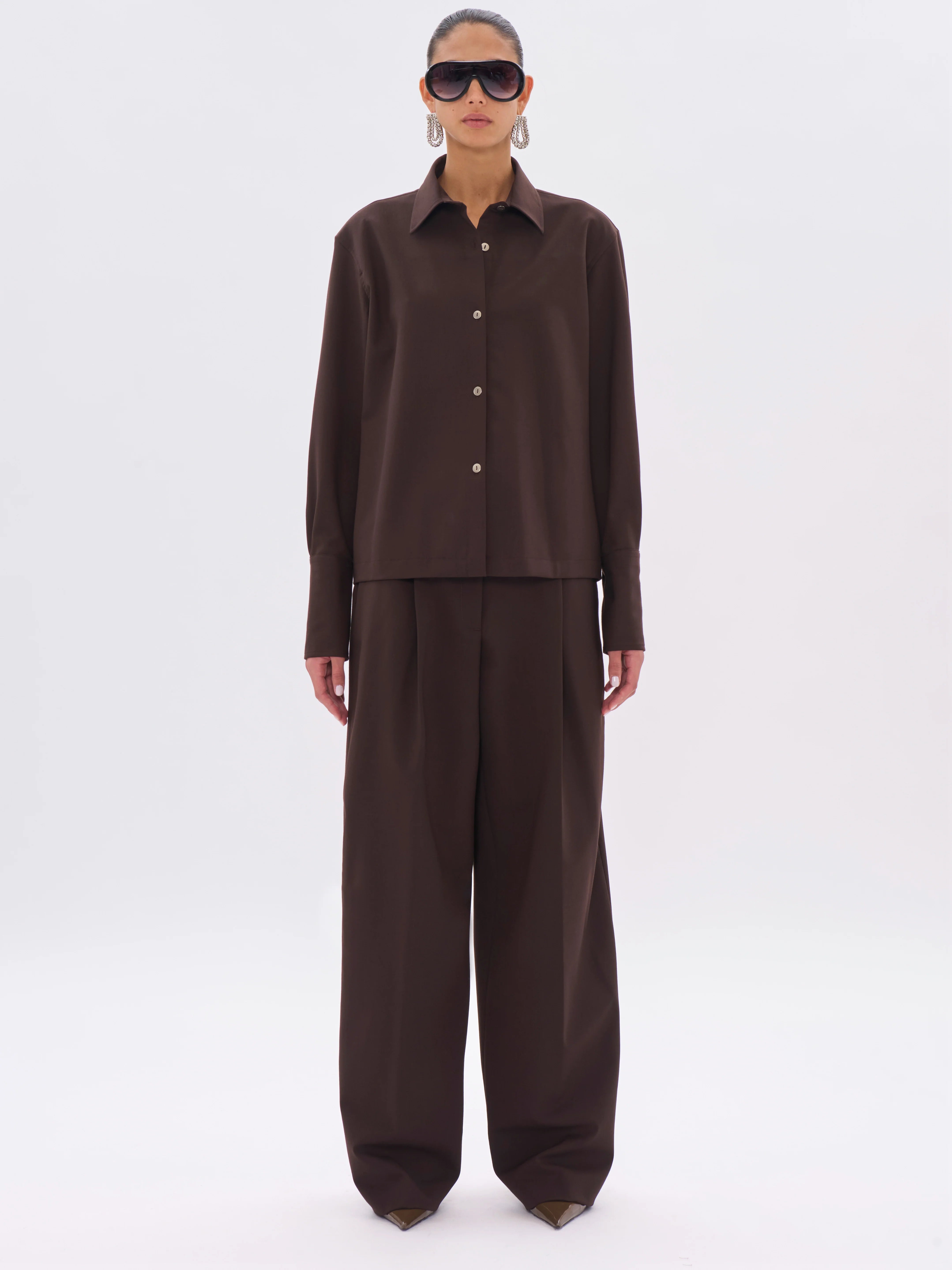 The Latest Studios Codie Shirts Brown