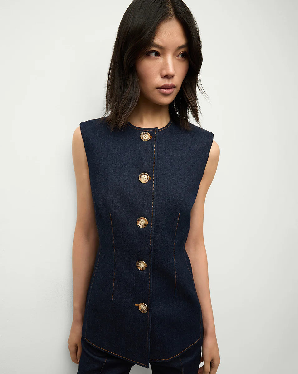 Veronica Beard Jessup Denim Vest