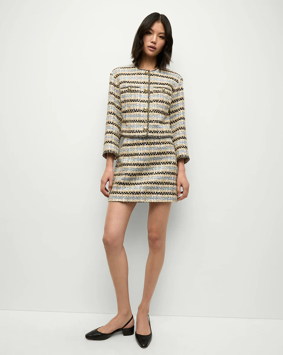 Veronica Beard Sumira Metallic Tweed Jacket