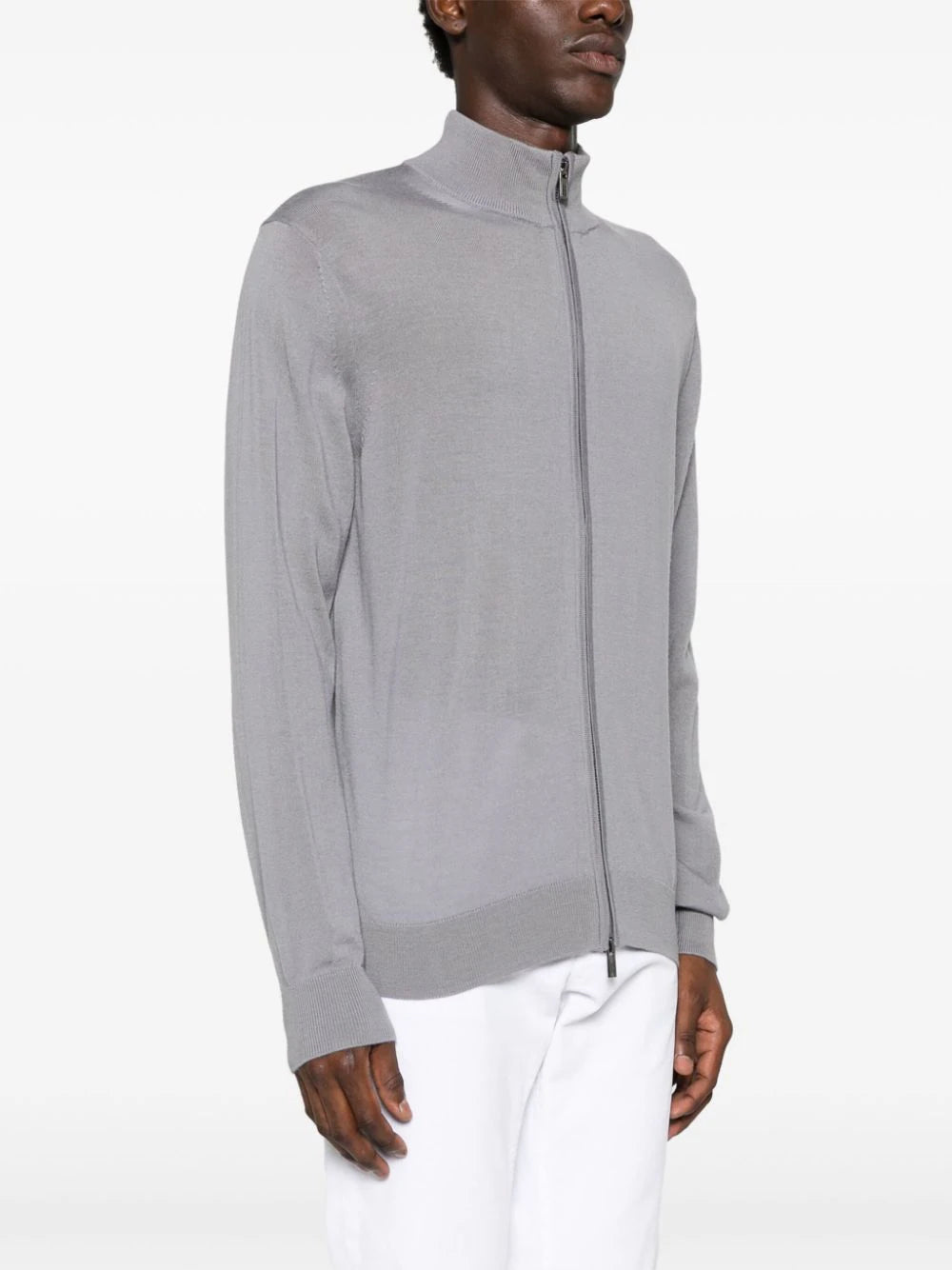 Emporio Armani Zip Through Jumper