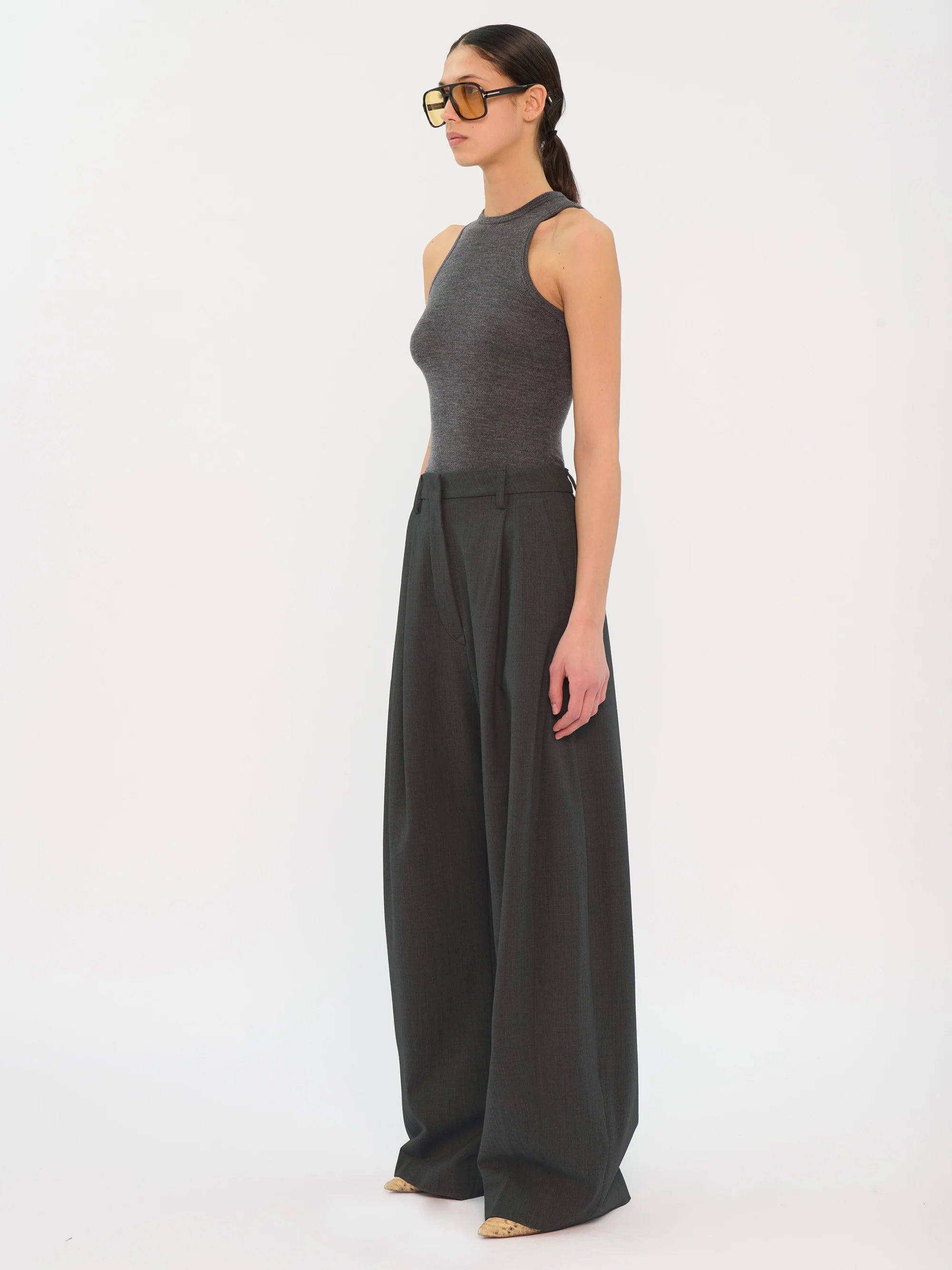 The Latest Studios Billie Trousers Dark Grey TLWC3111W0206ABTP