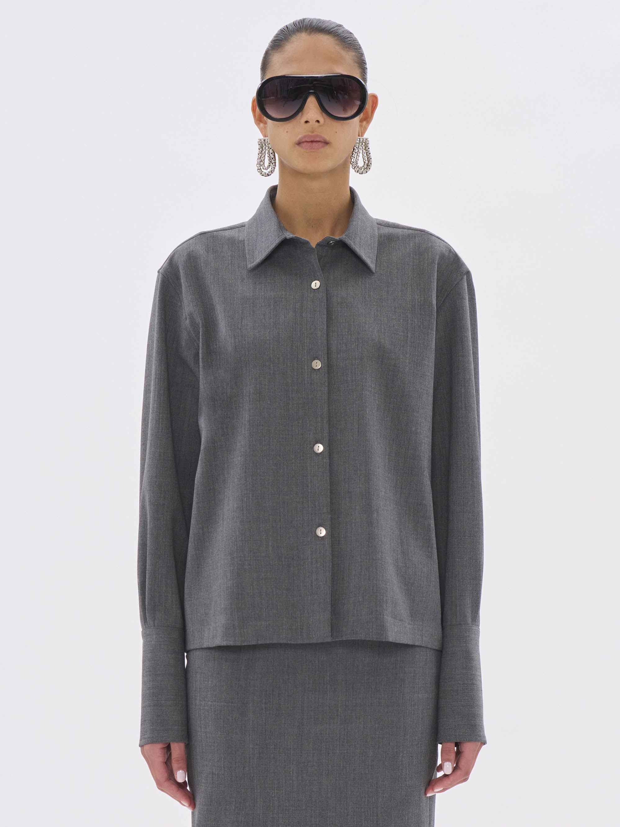 The Latest Studios Codie Shirts Grey