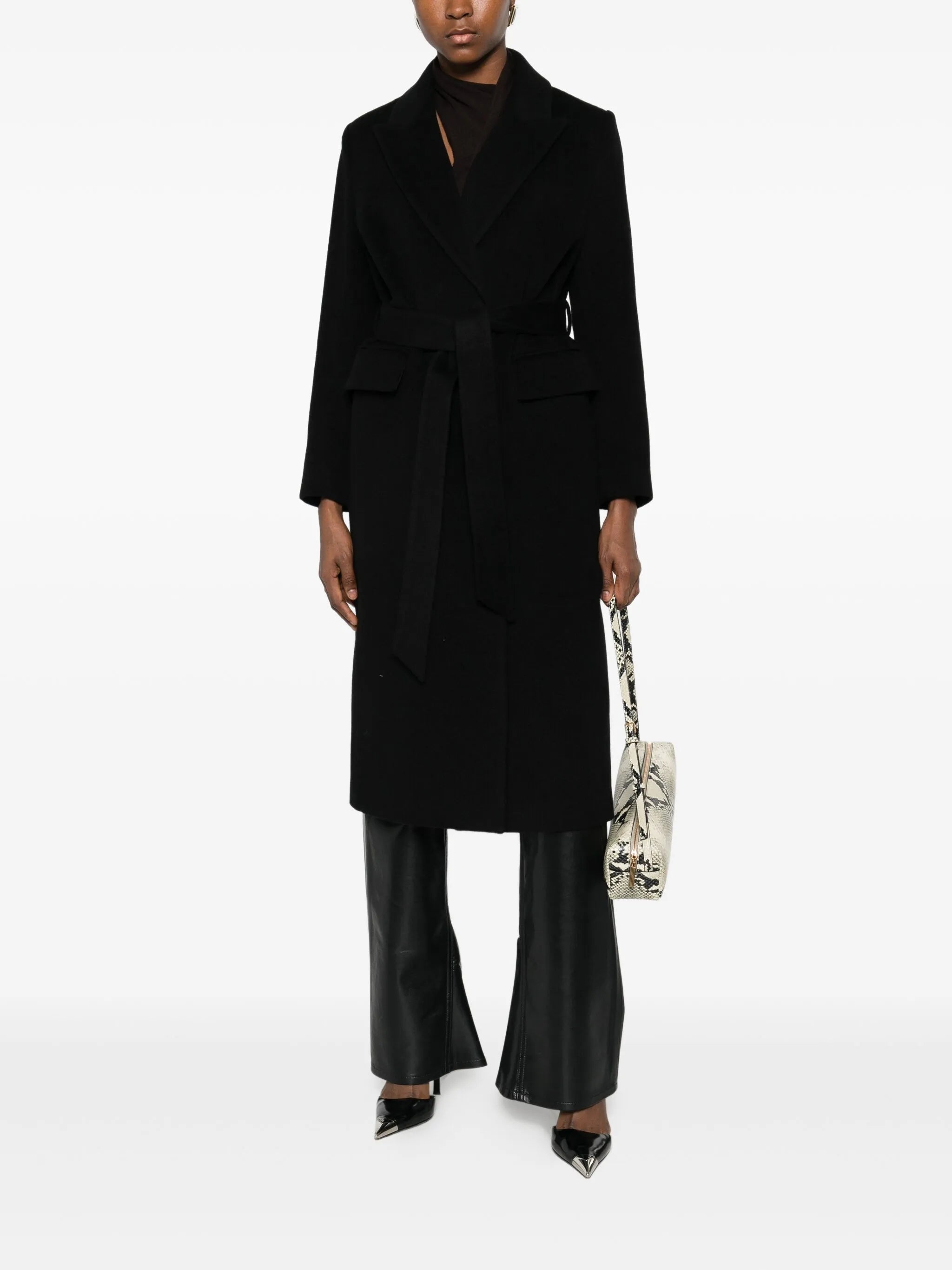 The Curated The Parisian Coat black