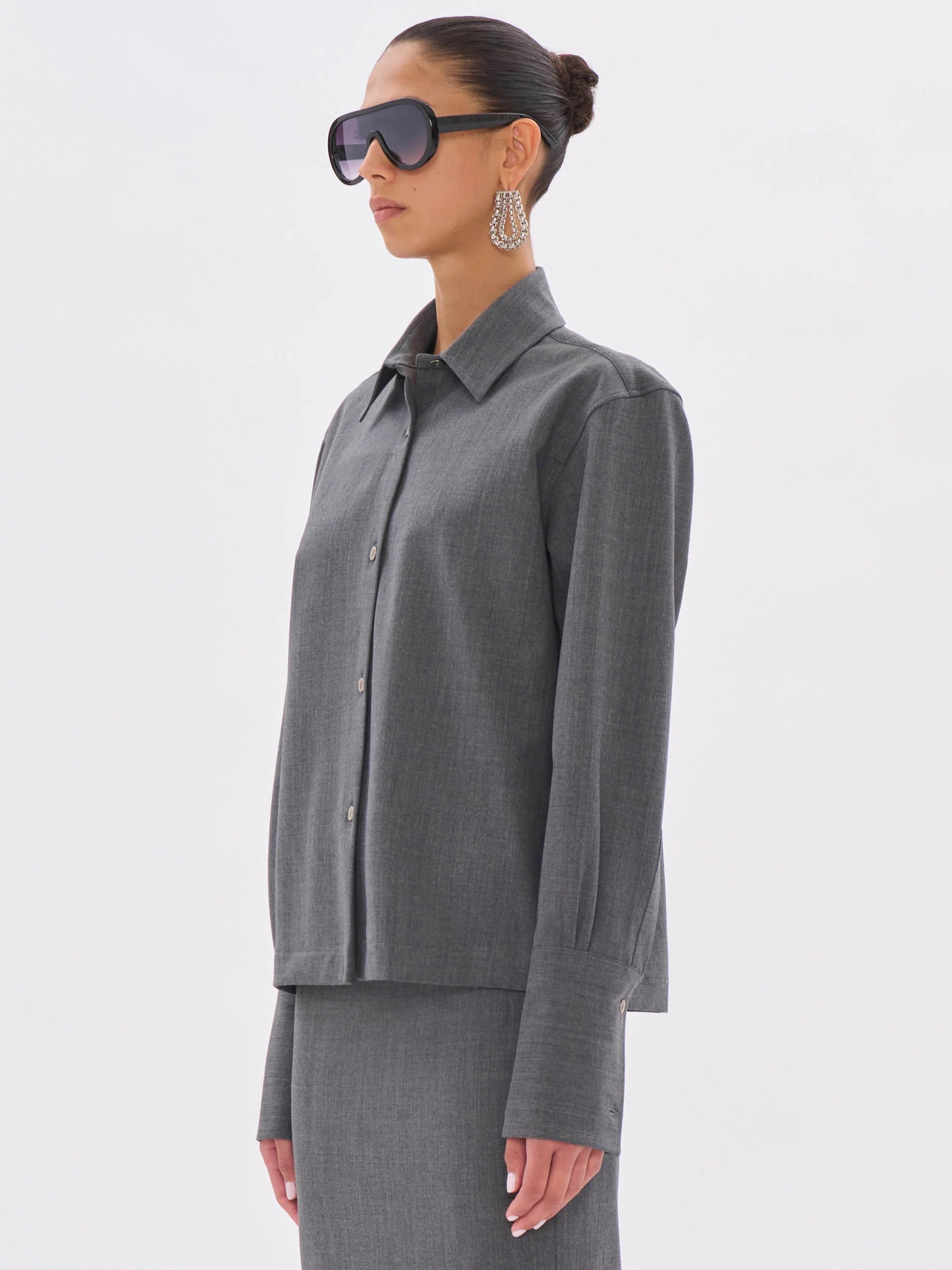 The Latest Studios Codie Shirts Grey