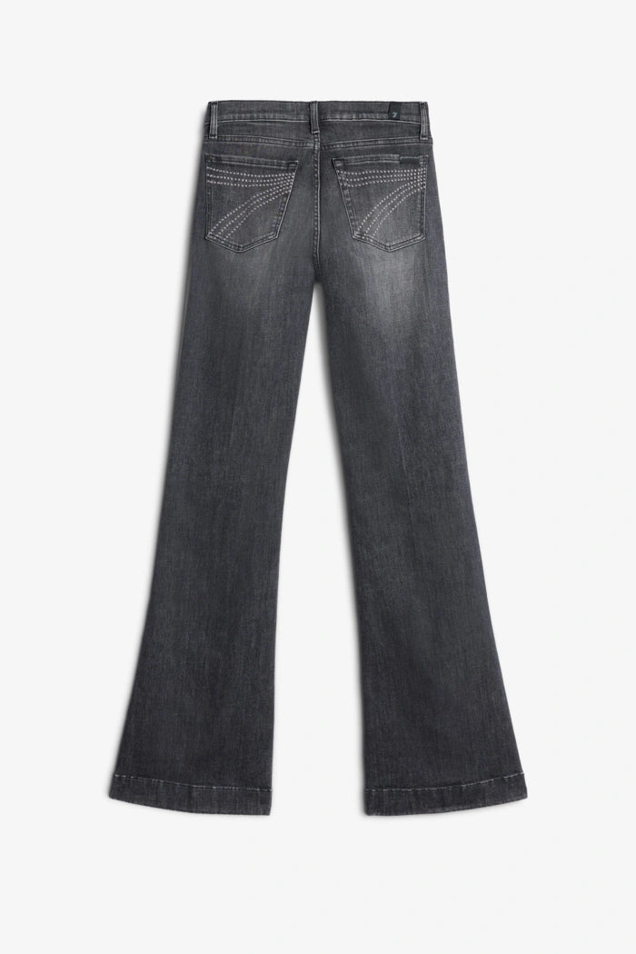 7FAM Dojo flare met zilveren studs – VLVT Amsterdam