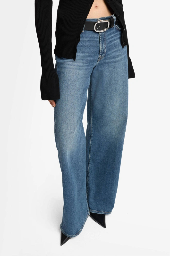 7 For All Mankind Wide Leg Lotta Sea Level jeans 7U662A91-SEA